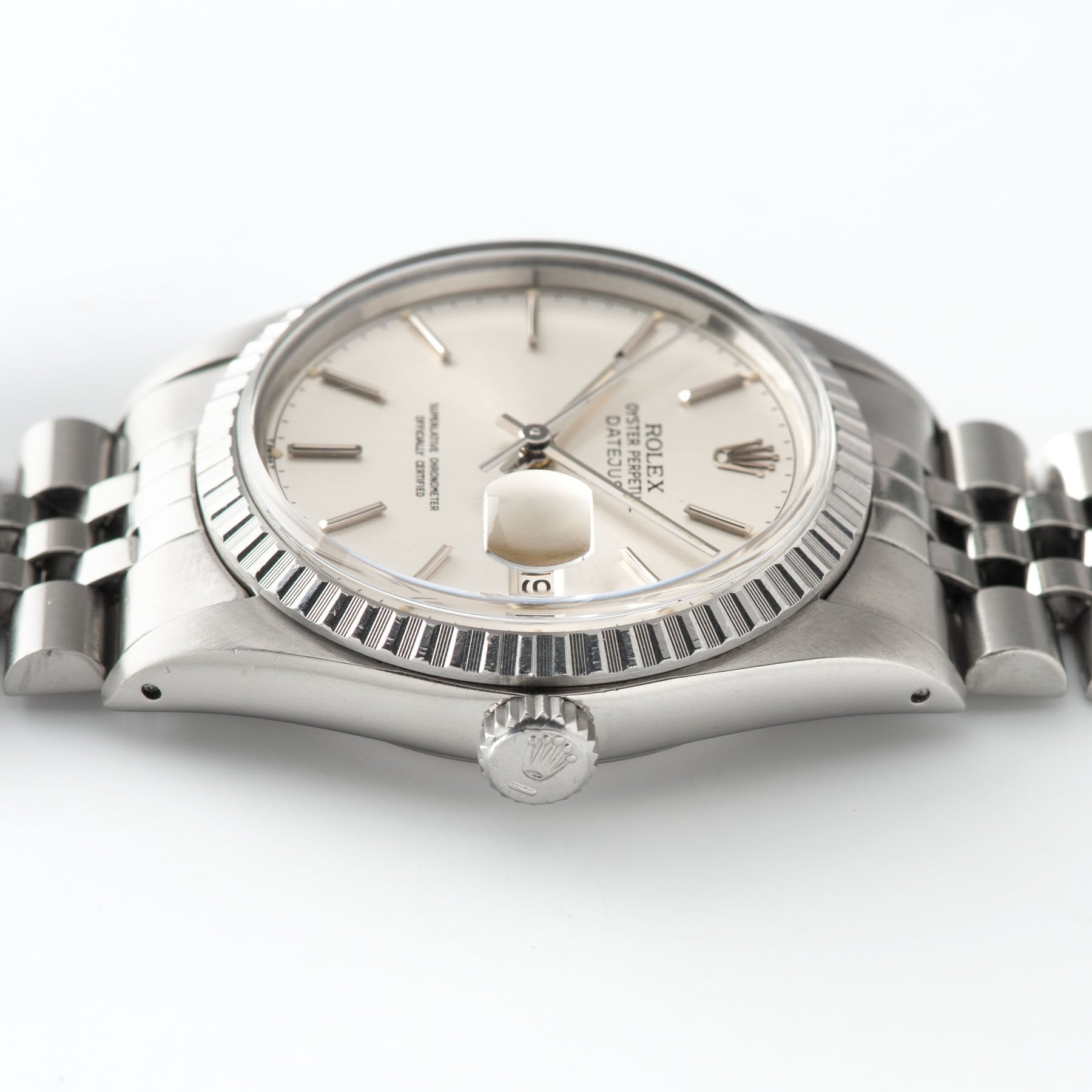 Rolex Datejust Silver  Chapter Ring Dial 16030