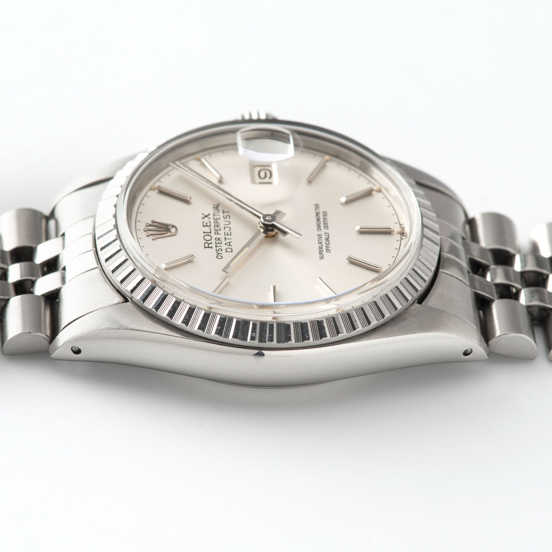 Rolex Datejust Silver  Chapter Ring Dial 16030