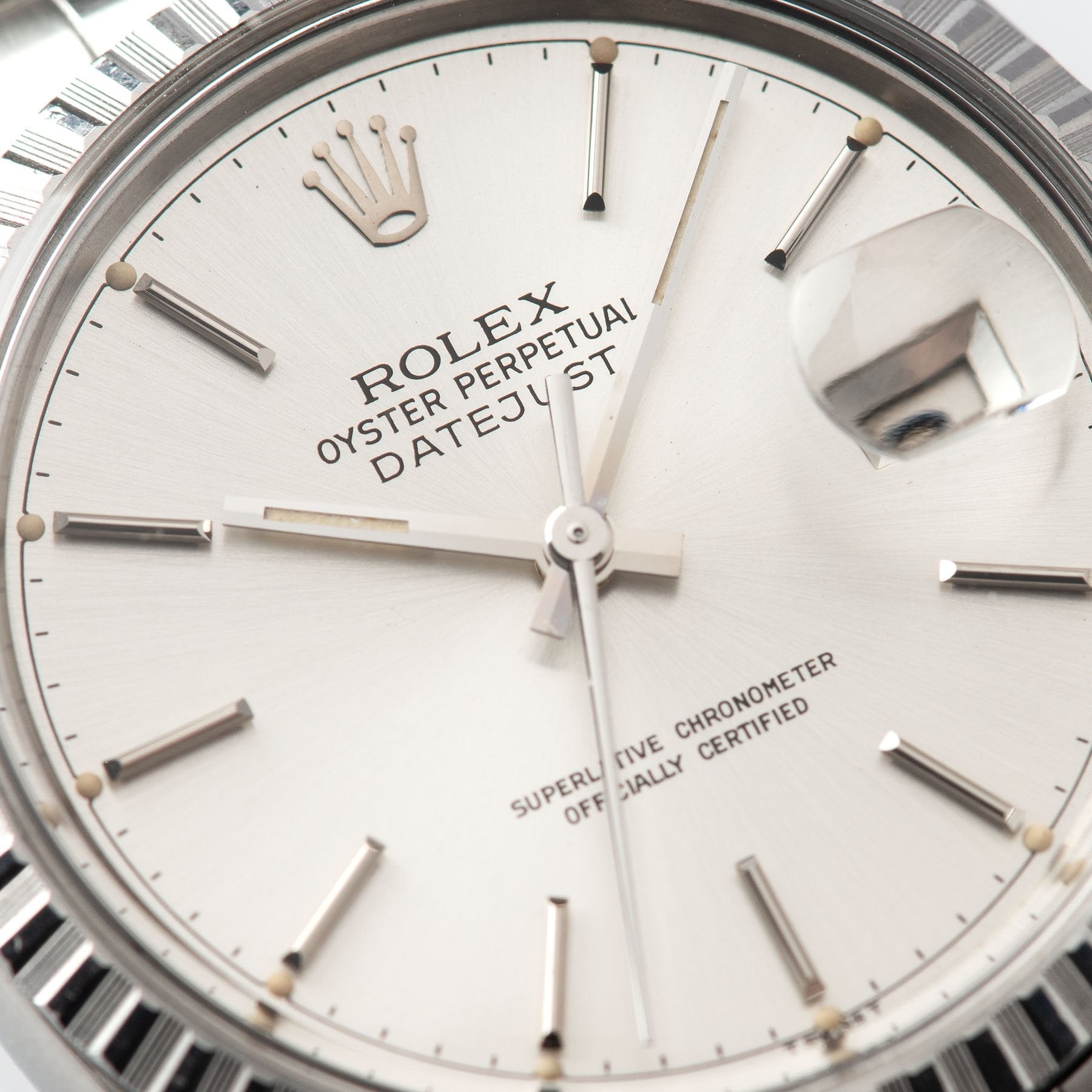 Rolex Datejust Silver  Chapter Ring Dial 16030