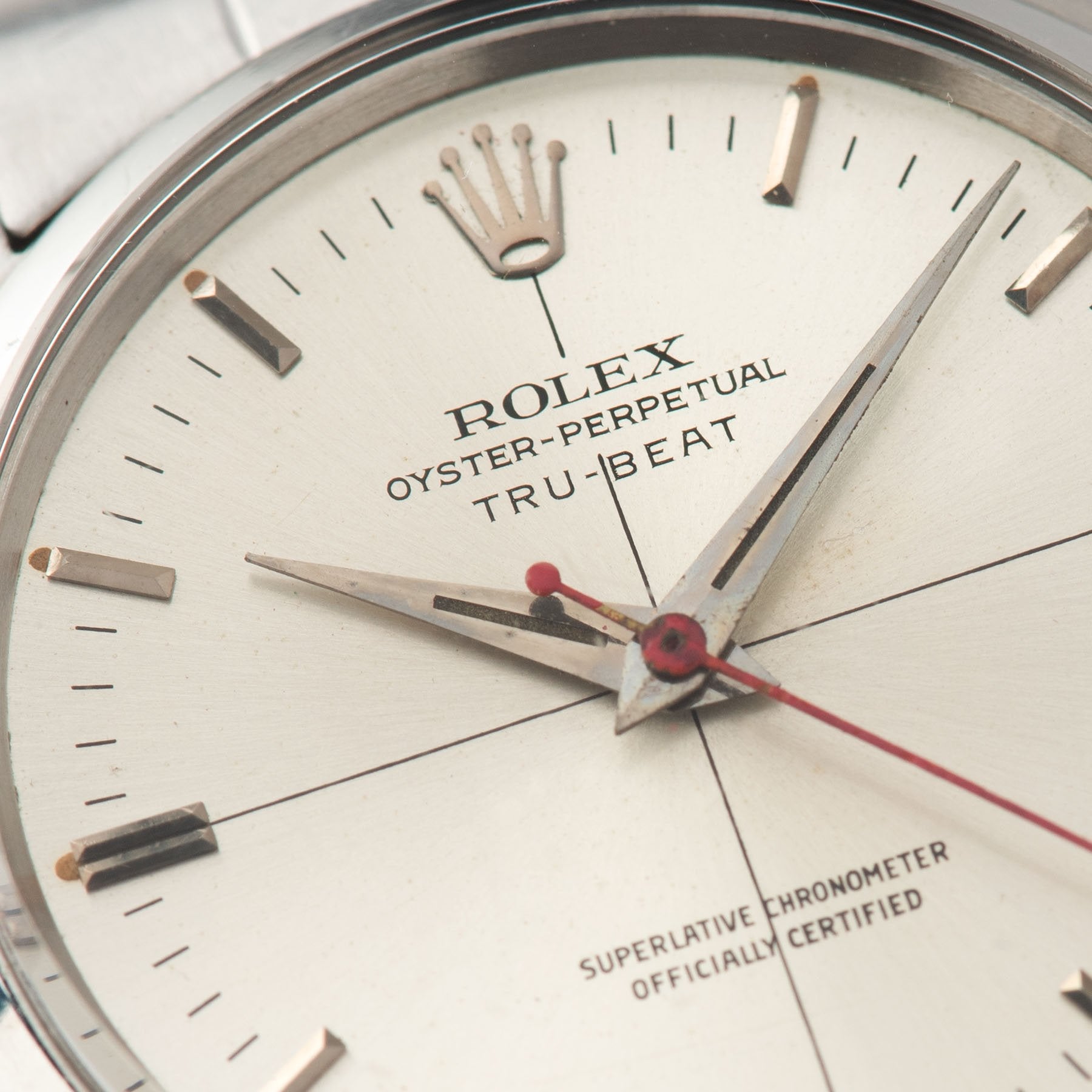 Rolex Oyster Tru Beat 6556 Silver Dial