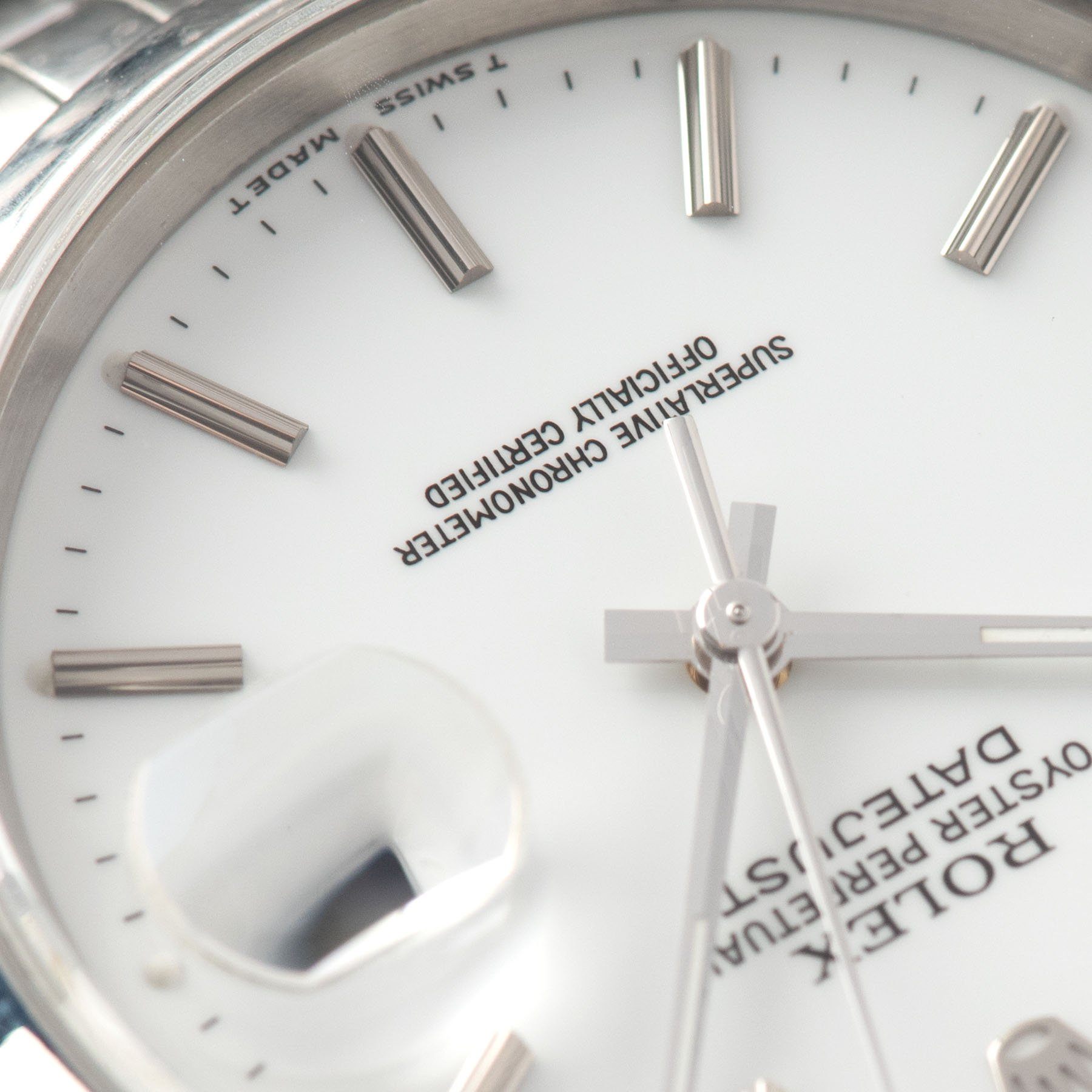 Rolex Datejust White Porcelain Dial Ref. 16200