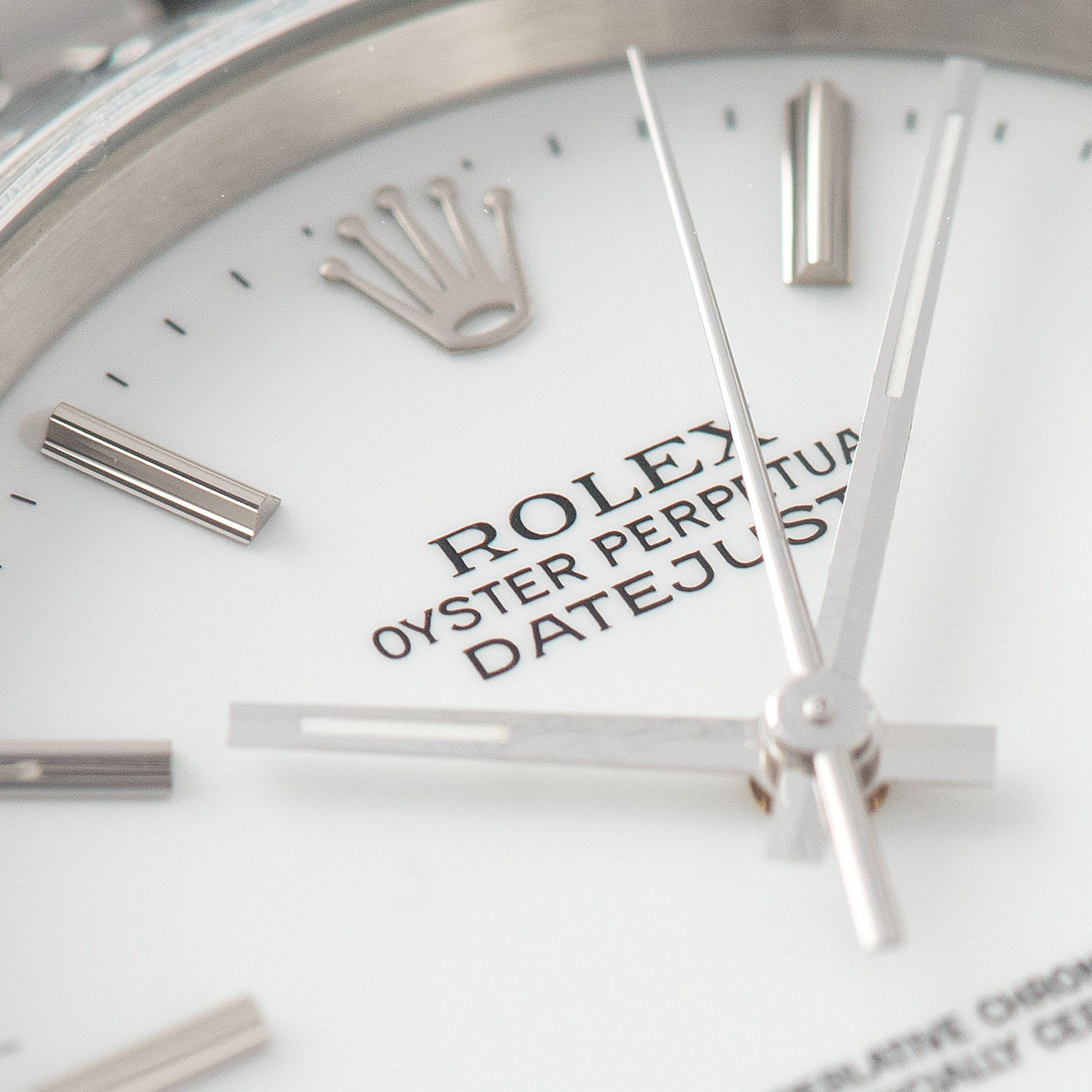 Rolex Datejust White Porcelain Dial Ref. 16200