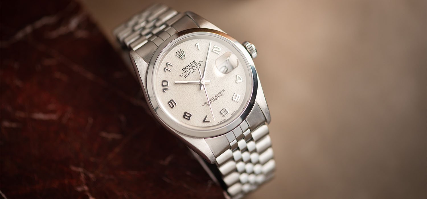 Rolex Datejust White Jubilee Dial 16200