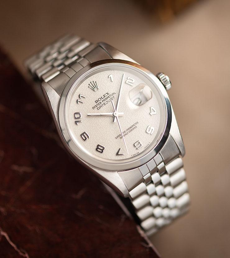 Rolex Datejust White Jubilee Dial 16200