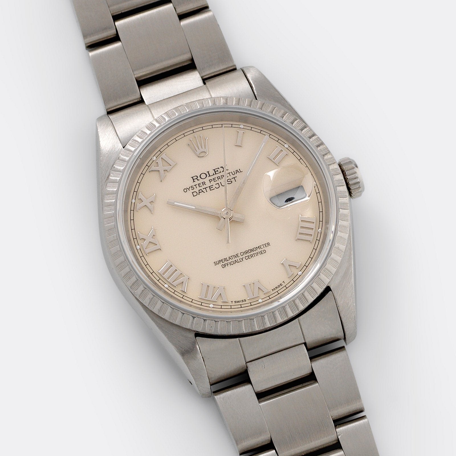 Rolex Datejust Cream Dial Reference 16220