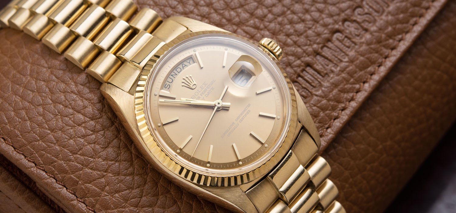 Rolex Day Date Yellow Gold Havana Dial 1803