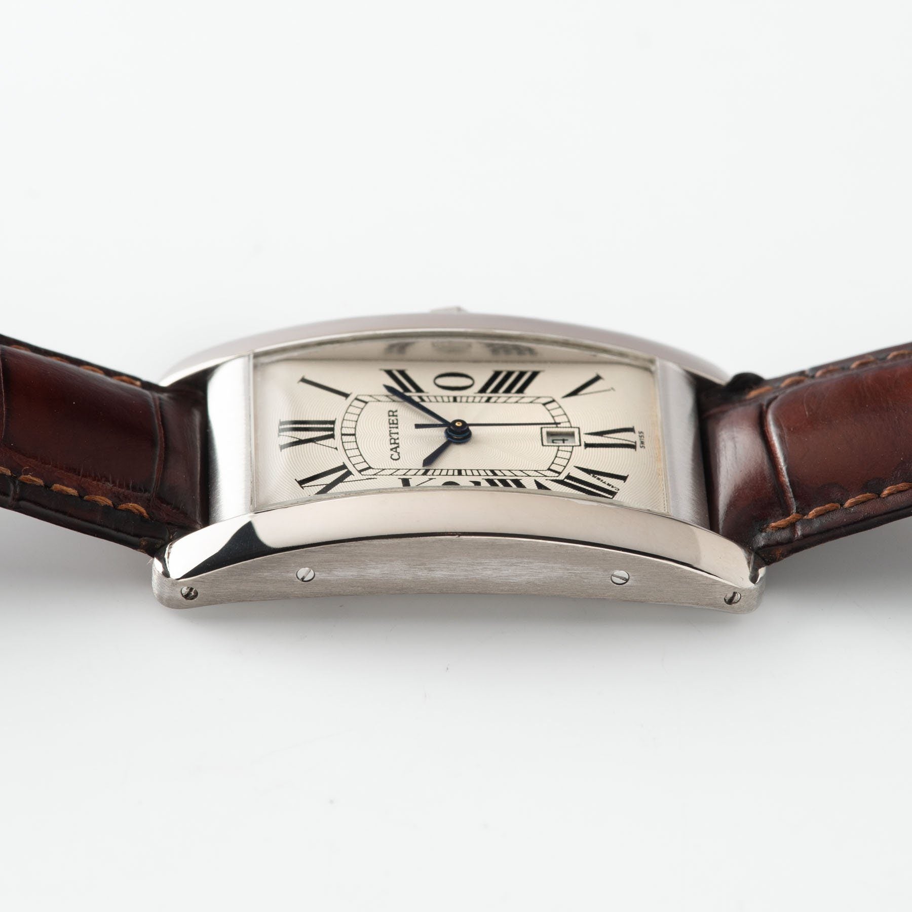 Cartier Tank Americaine White Gold Ref 1741 20 Year Award