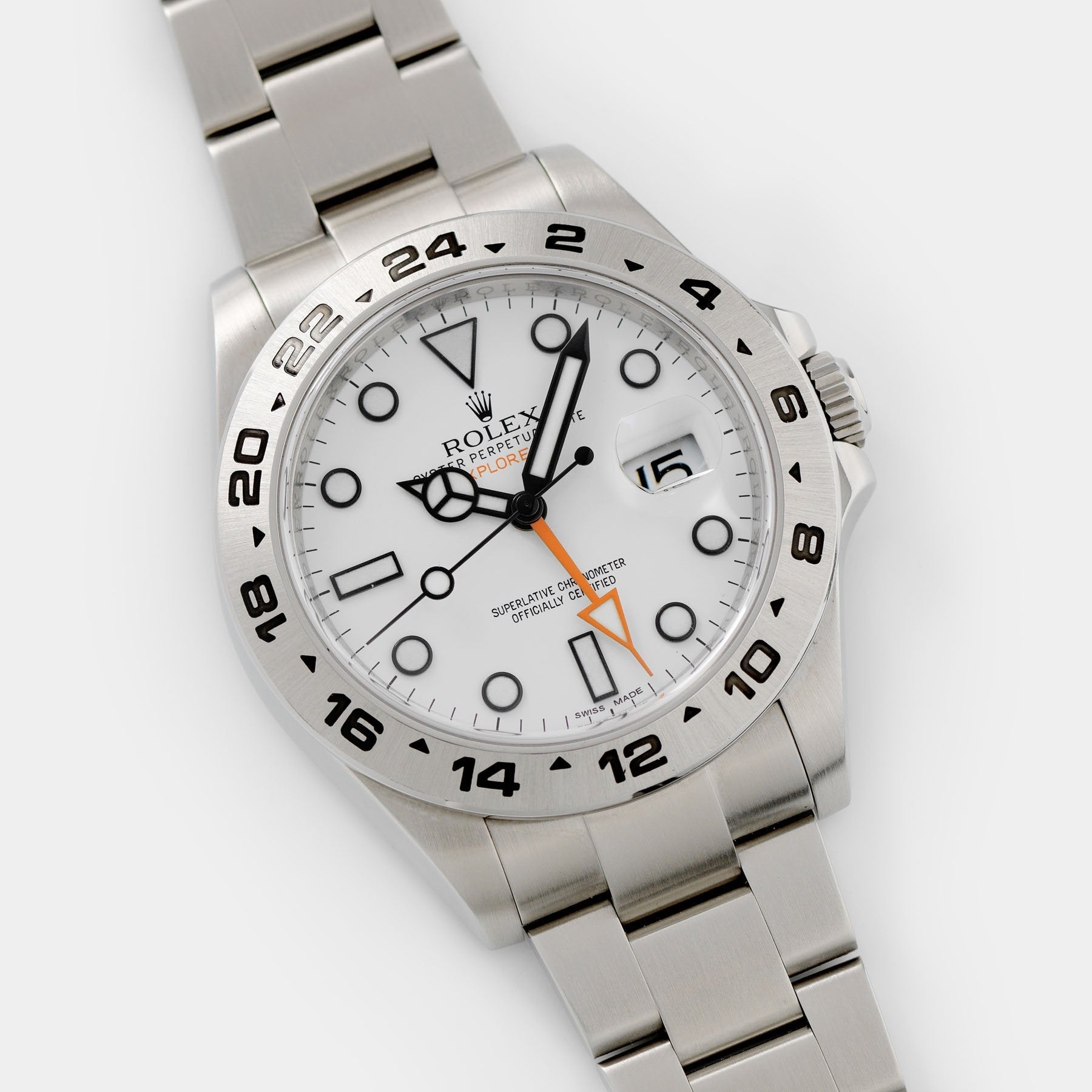 Rolex Explorer 2 White Dial 216570