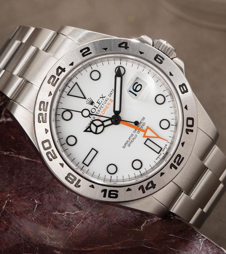 Rolex Explorer 2 White Dial 216570