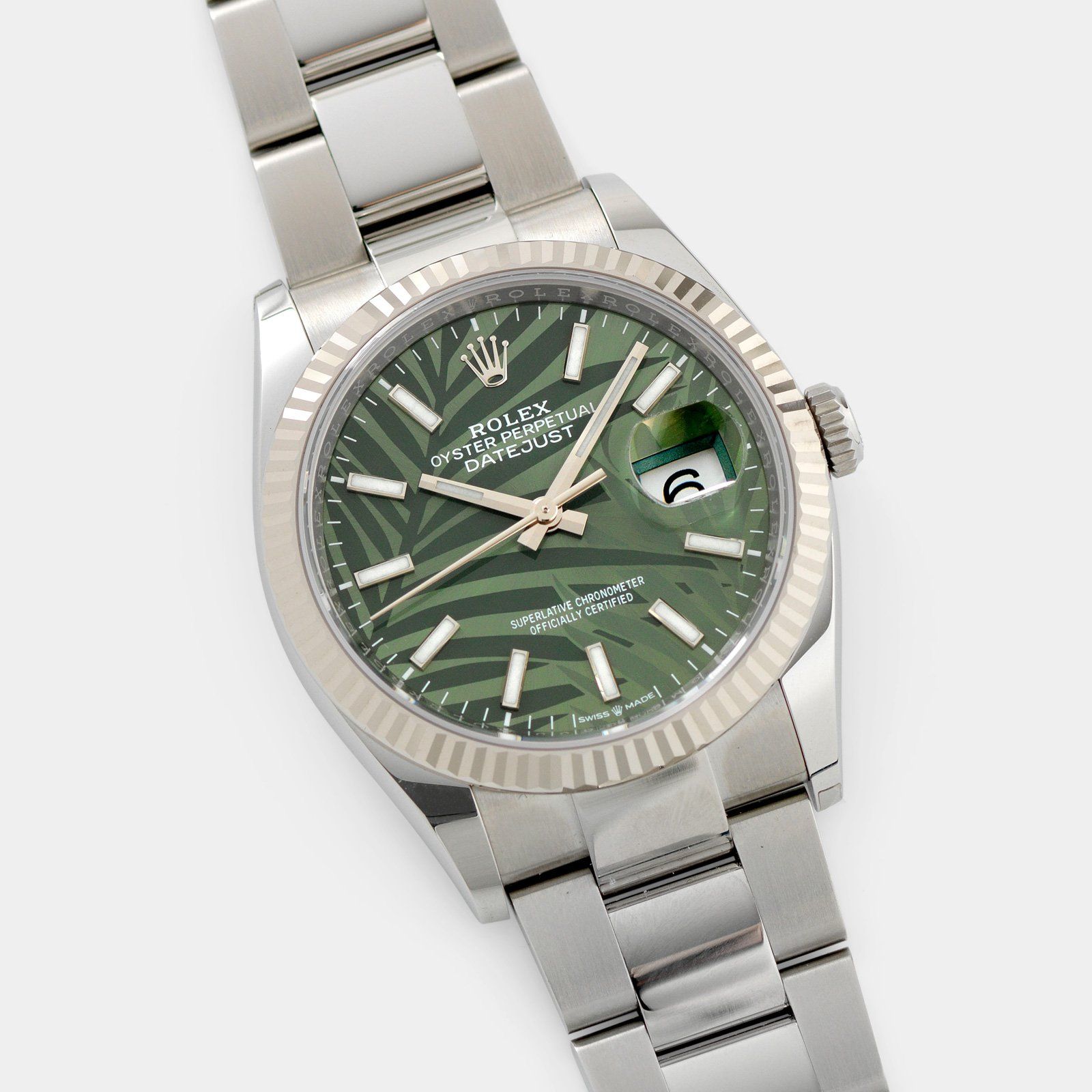 Rolex Datejust 126234 Palm Motif Dial 2021