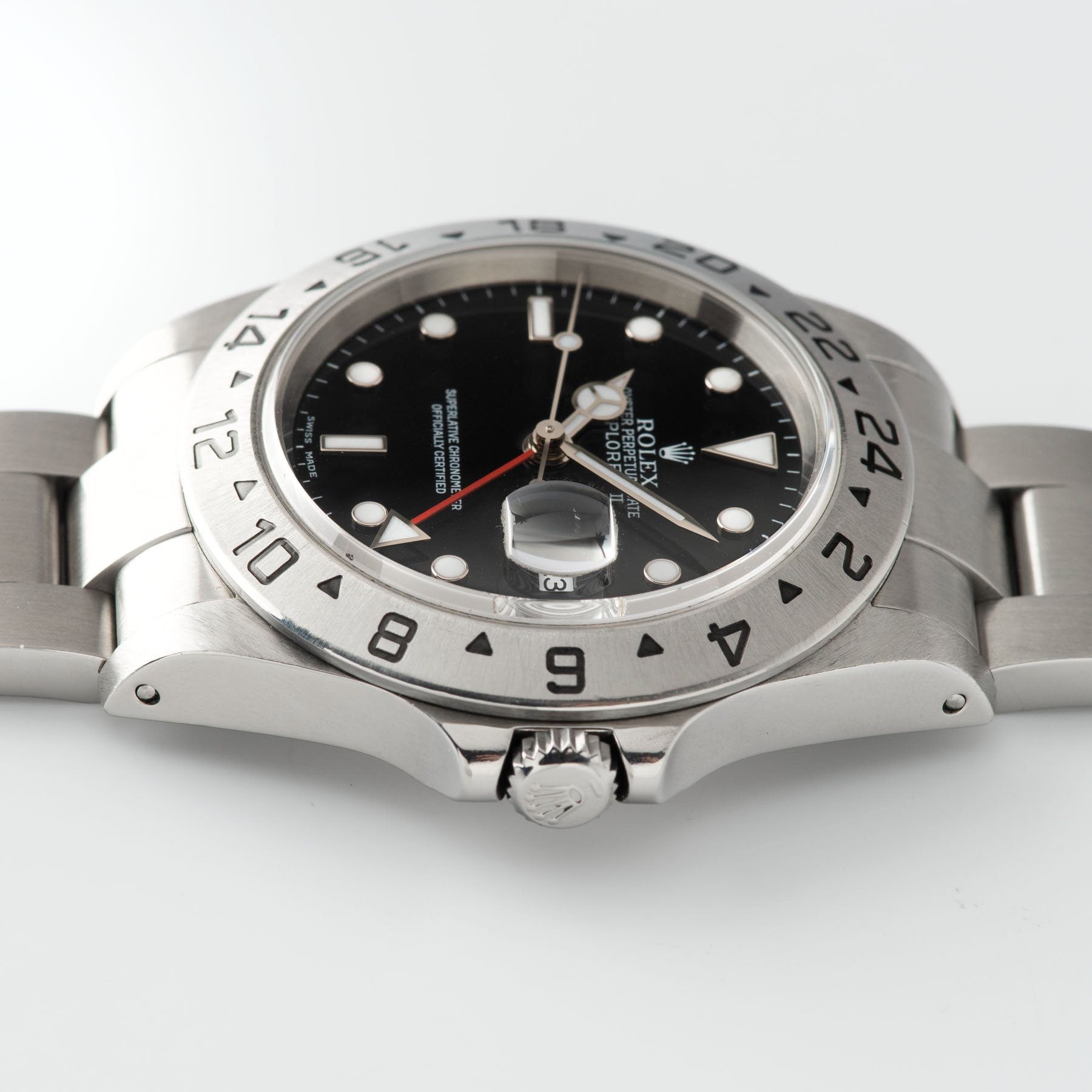 Rolex Explorer 2 Black Dial 16570 Box and Papers