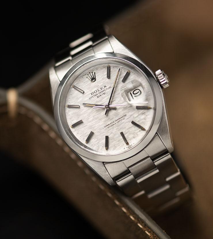 Rolex Oyster Perpetual Date 1500 Brick Dial