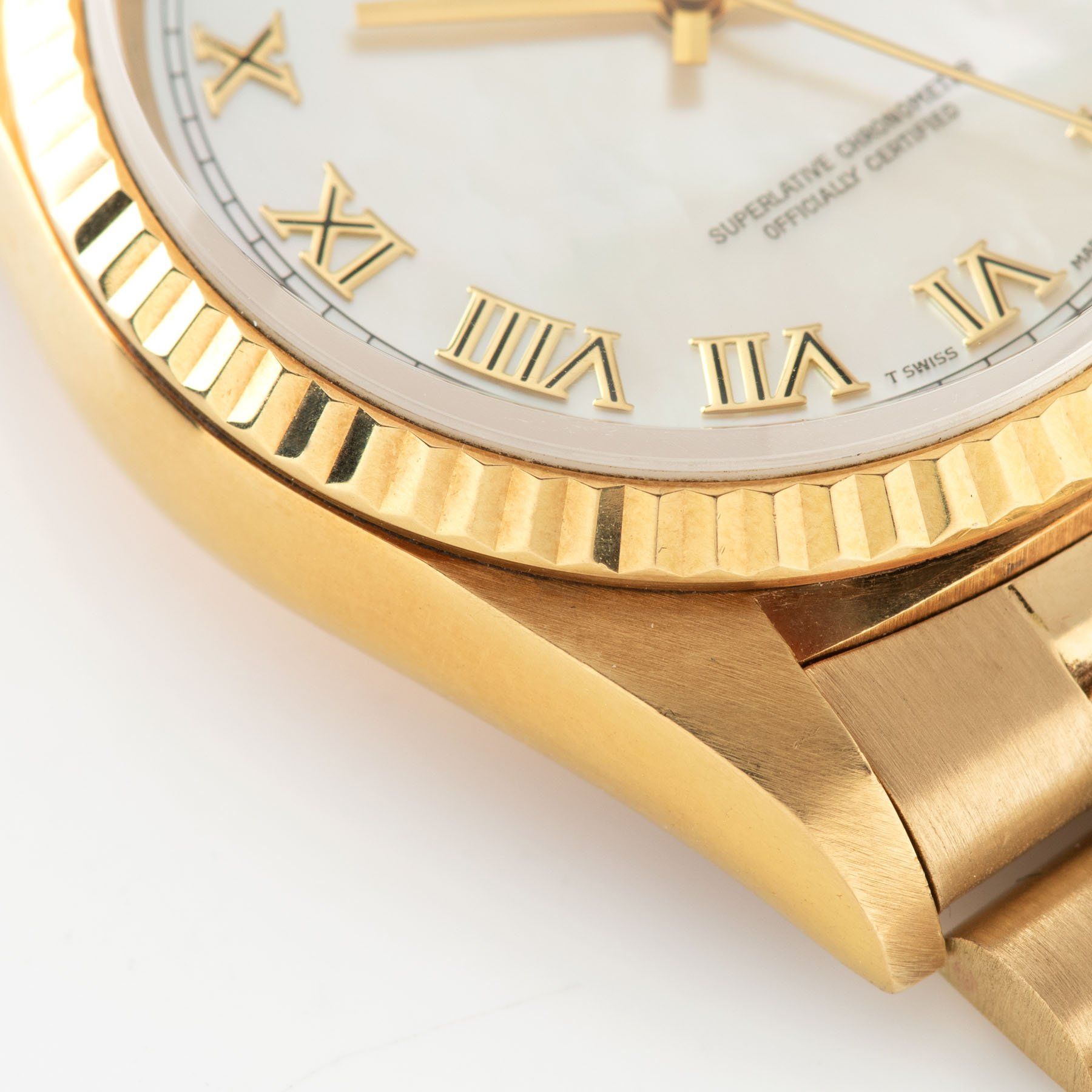 Rolex Datejust Yellow Gold Mother of Pearl Dial 16238