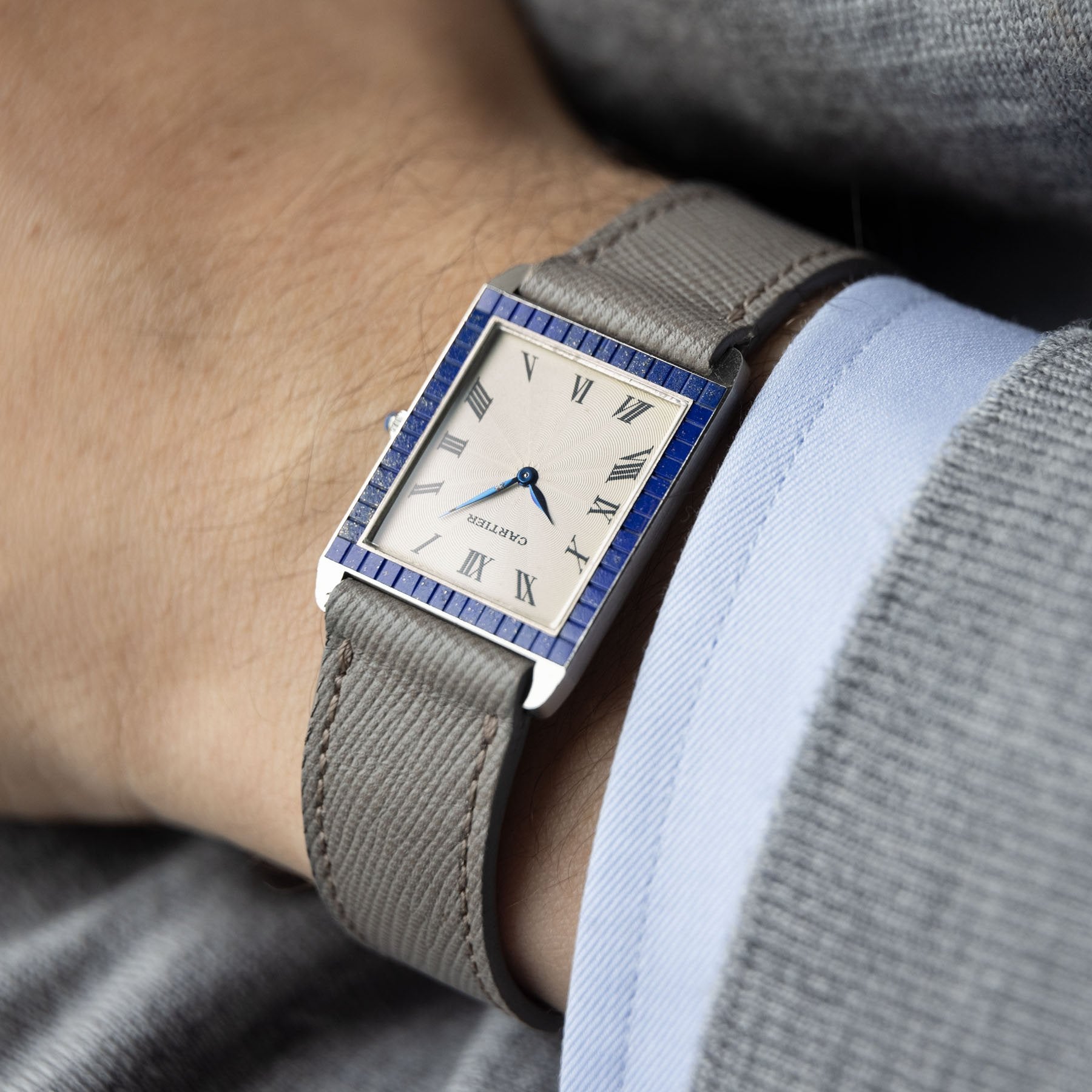 Cartier by Piaget White Gold and Lapis Lazuli watch