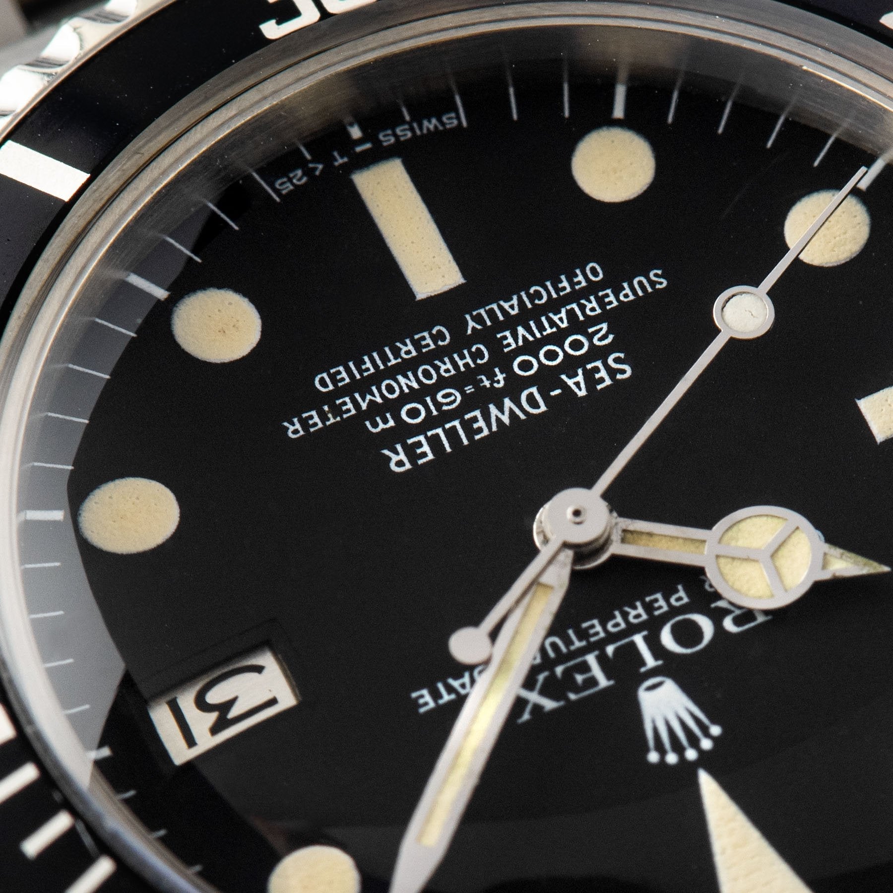 Rolex Seadweller Mk 1 Dial Reference 1665