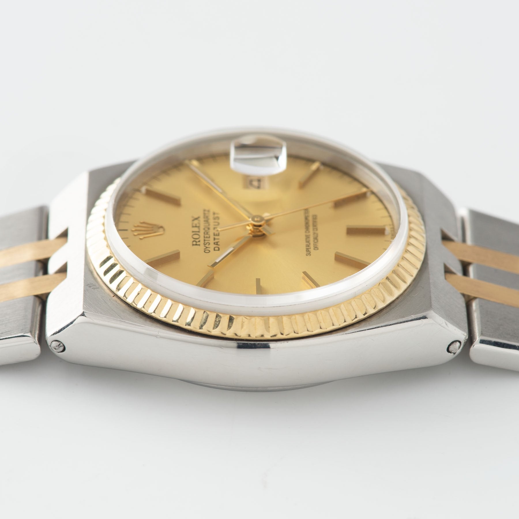 Rolex Oysterquartz Datejust Champagne Dial 17013