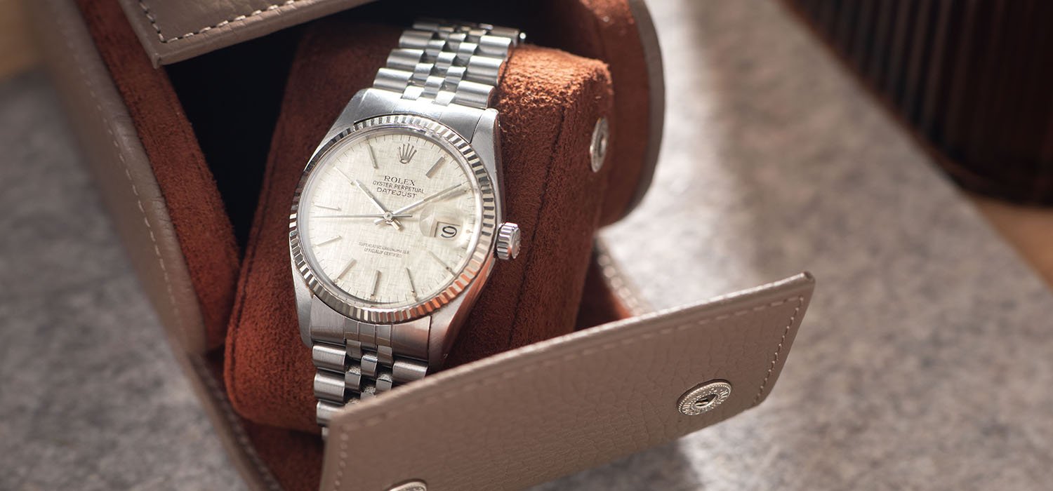 Rolex Datejust Reference 16014 Silver Linen Dial