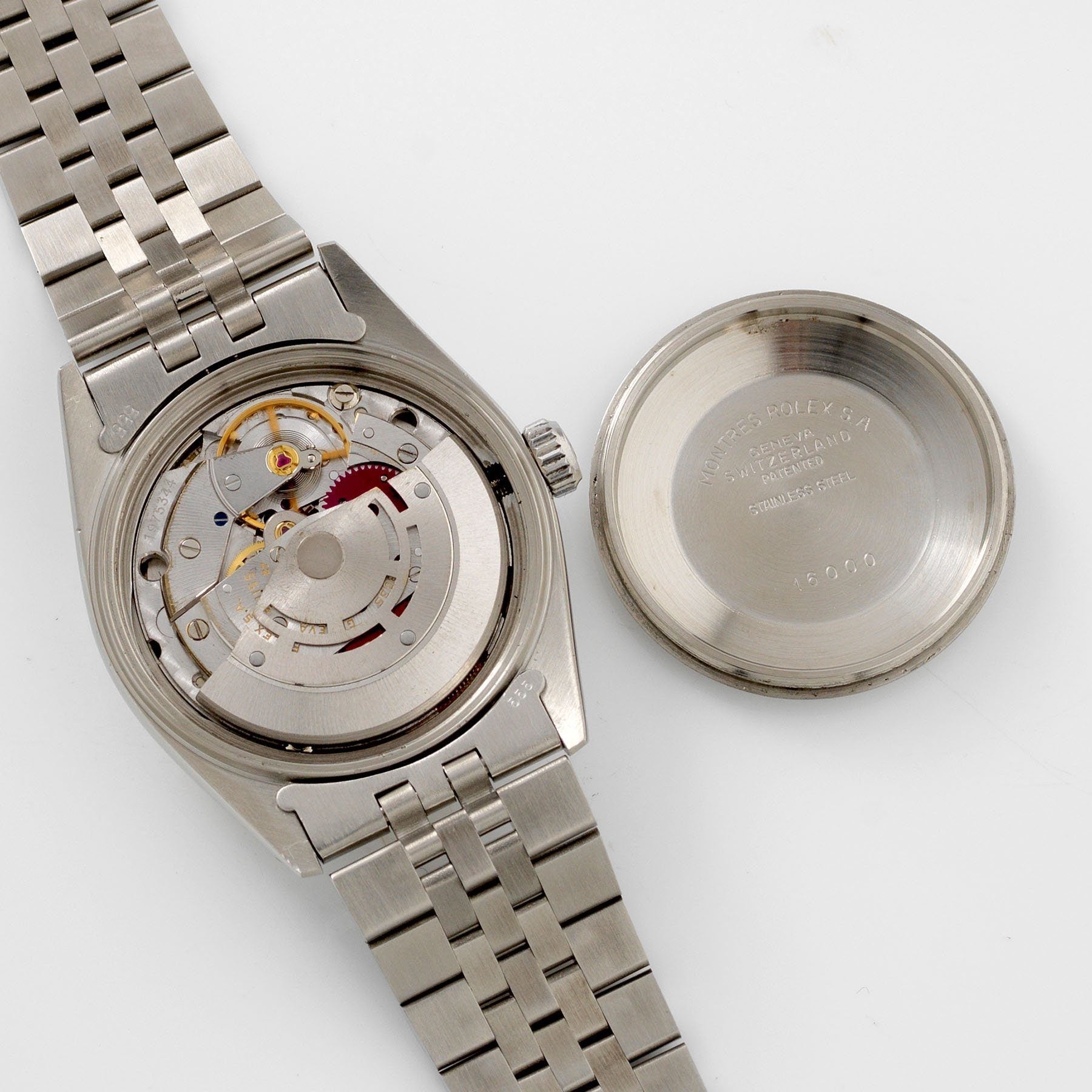 Rolex Datejust Reference 16014 Silver Dial Punched Papers