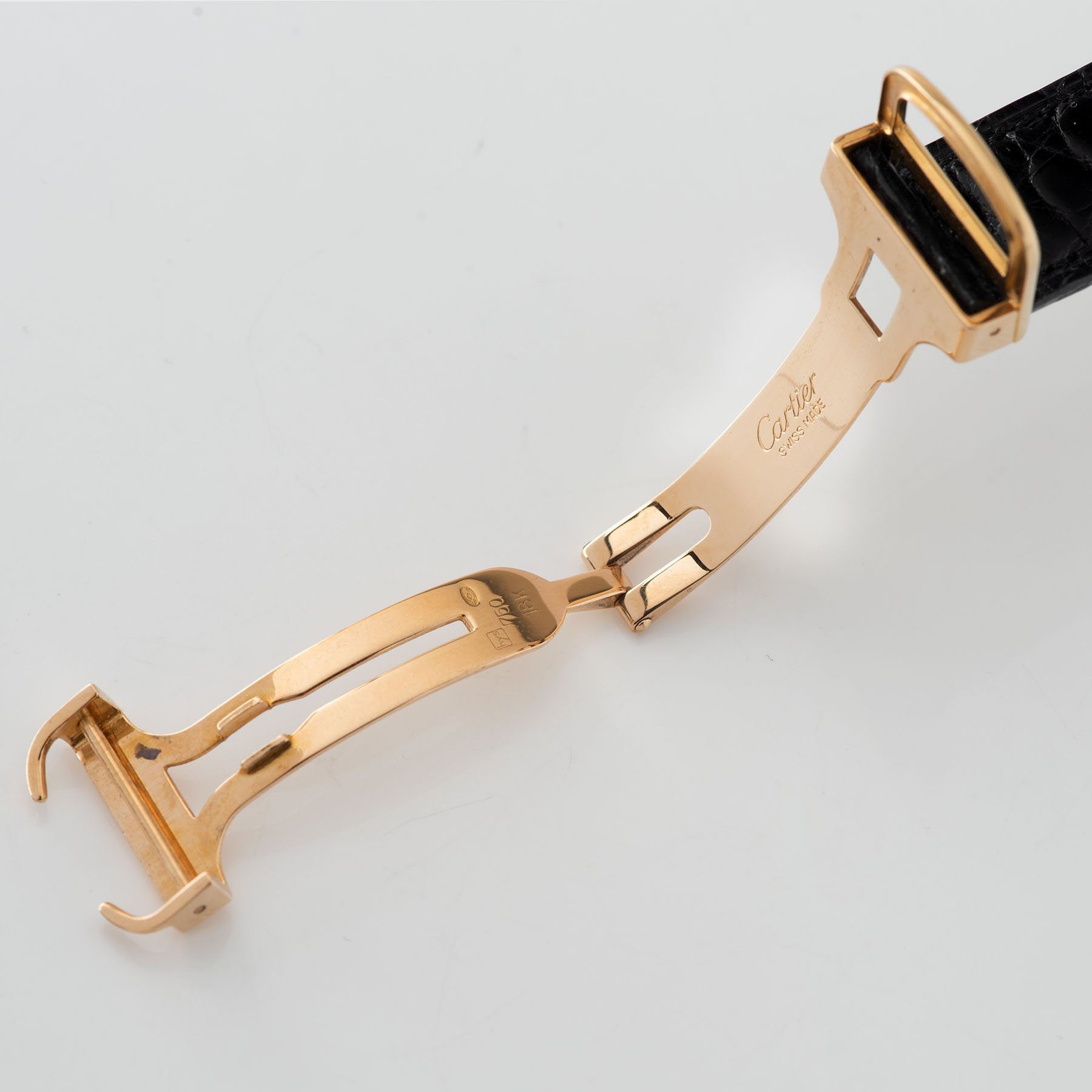 Cartier Paris Santos Dumont Jumbo Ultrathin Yellow Gold