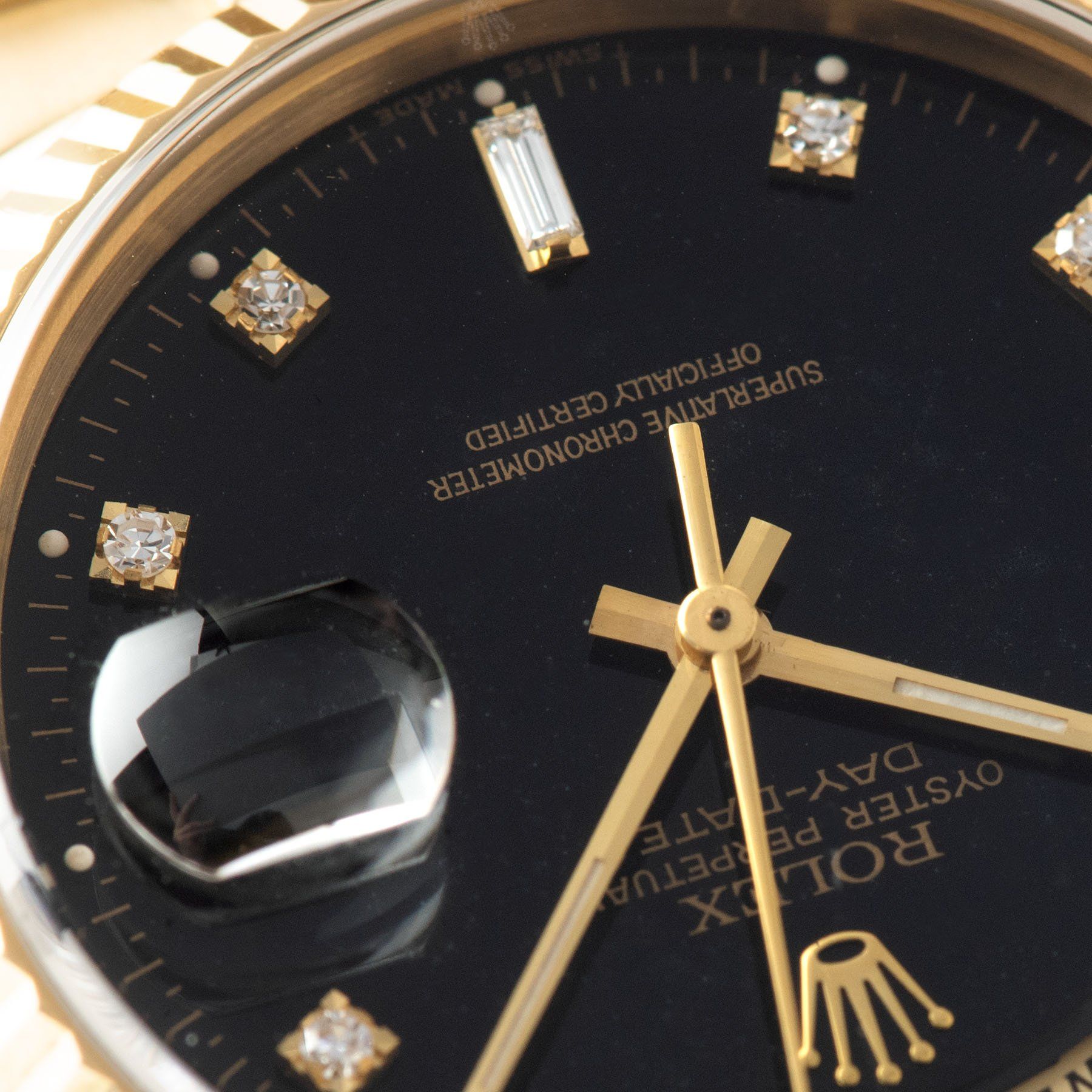 Rolex Day-Date Reference 18238 Black Diamond Dial