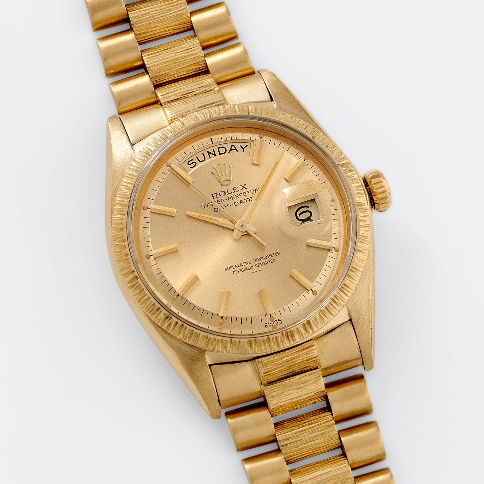 Rolex Day-Date Yellow Gold with Champagne Underline Dial 1807