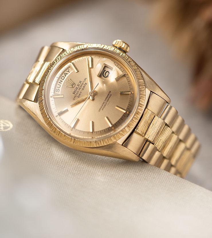 Rolex Day-Date Yellow Gold with Champagne Underline Dial 1807