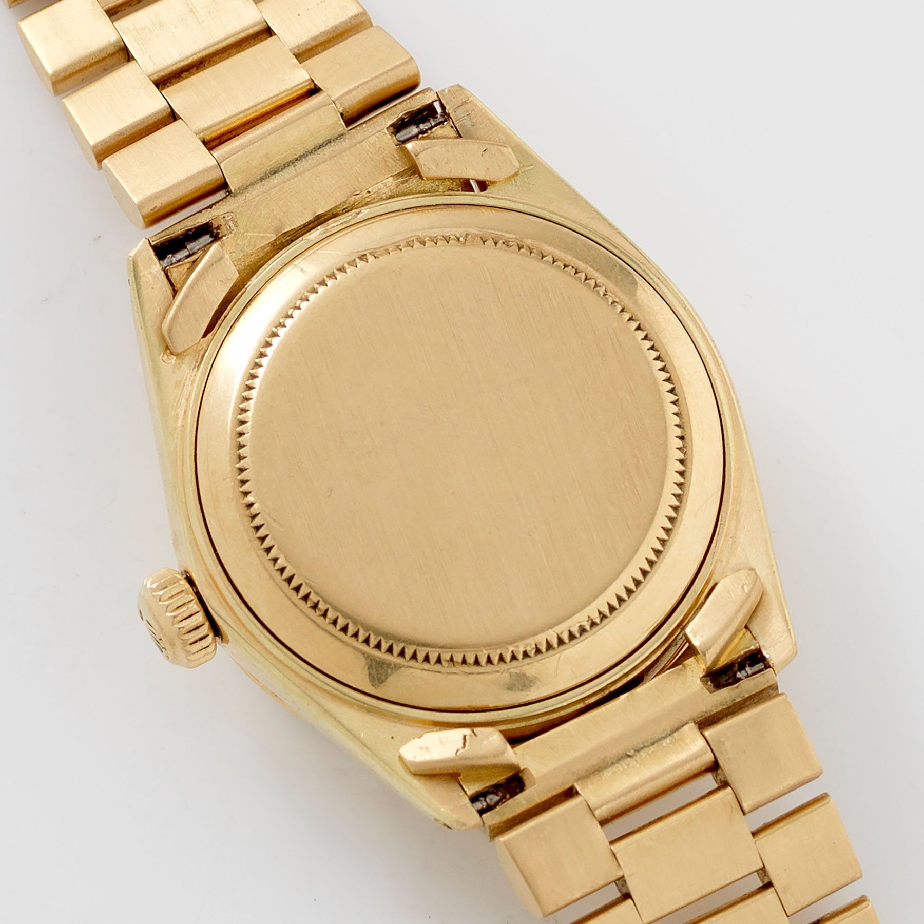 Rolex Oyster Perpetual Date Yellow Gold Gilt Dial 31mm