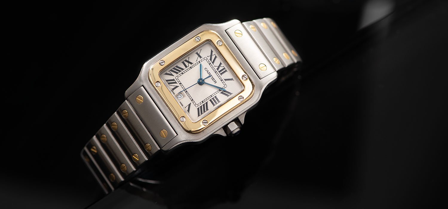 Cartier Santos Steel and Gold Reference 1566