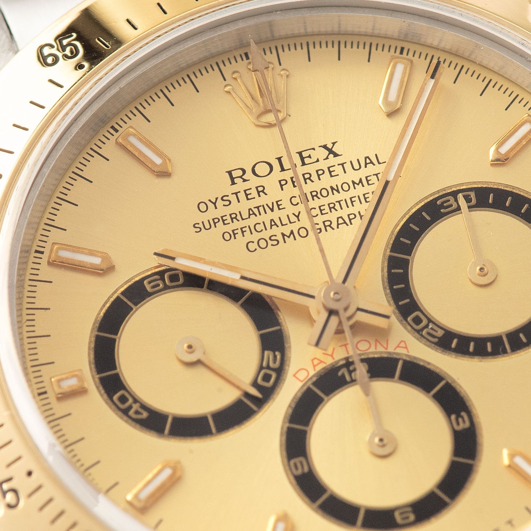 Rolex Daytona Steel and Gold 16523 Champagne Dial