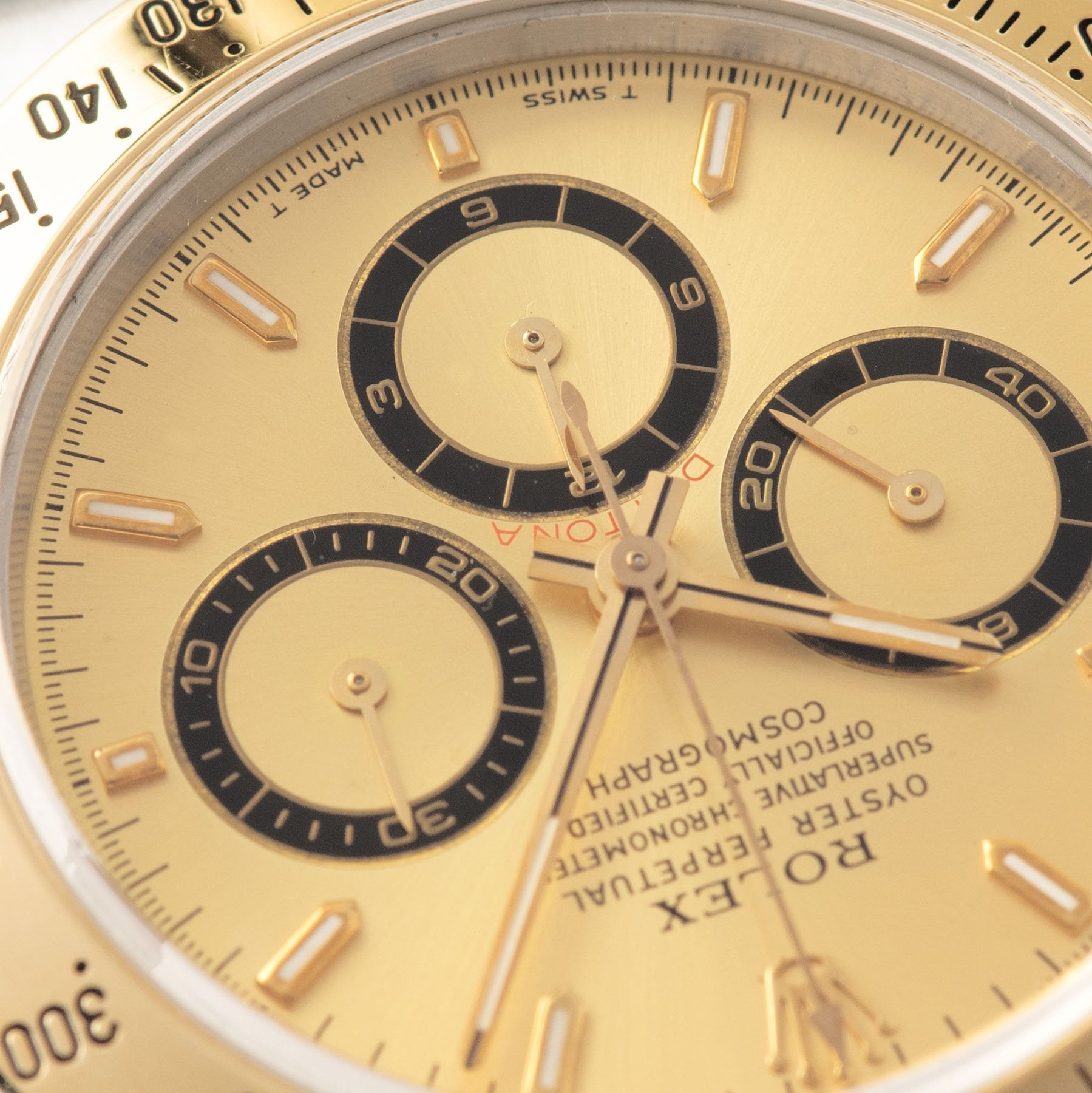 Rolex Daytona Steel and Gold 16523 Champagne Dial