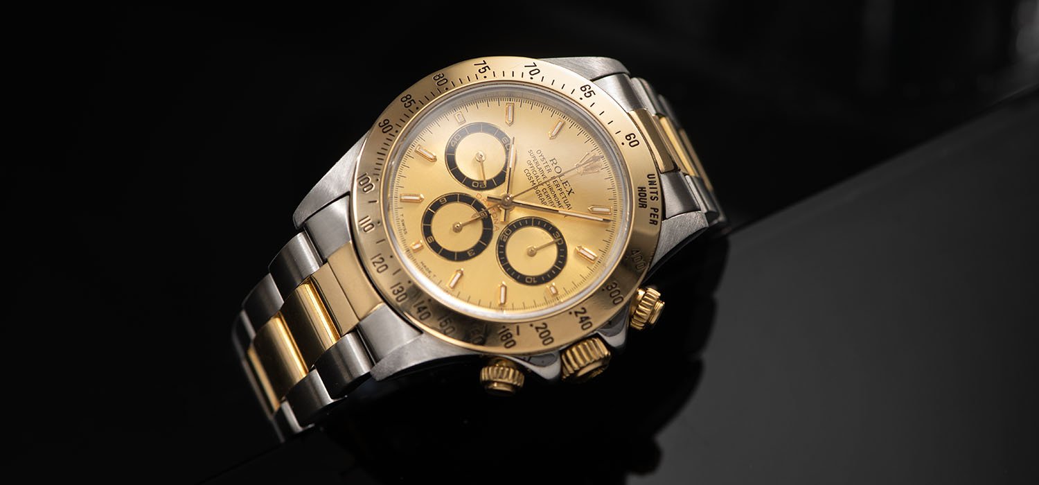 Rolex Daytona Steel and Gold 16523 Champagne Dial