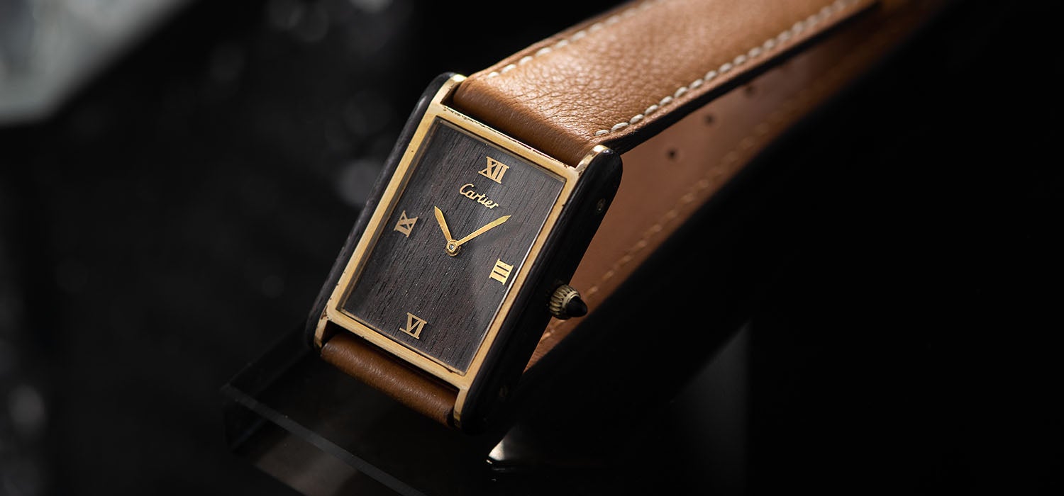 Cartier Tank Must de Cartier Wood Dial and Case