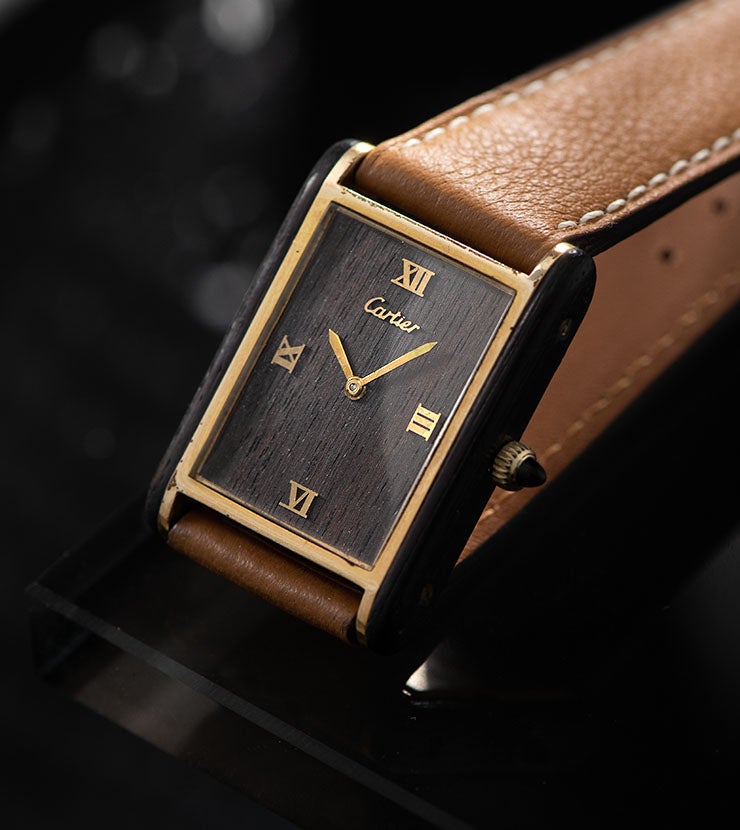 Cartier Tank Must de Cartier Wood Dial and Case