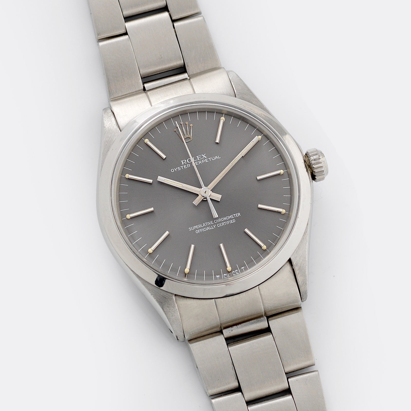 Rolex Oyster Perpetual Reference 1002 Grey Dial