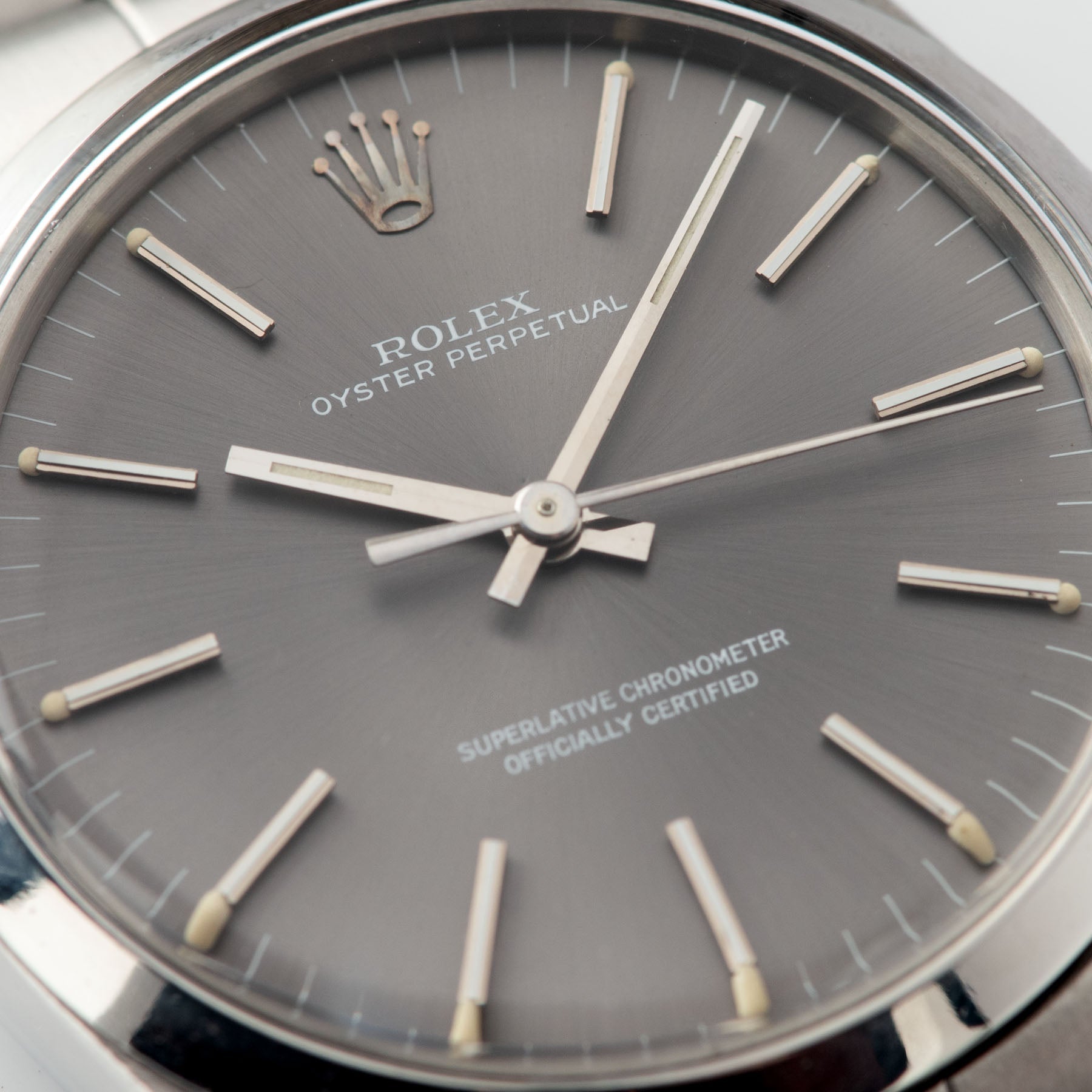 Rolex Oyster Perpetual Reference 1002 Grey Dial