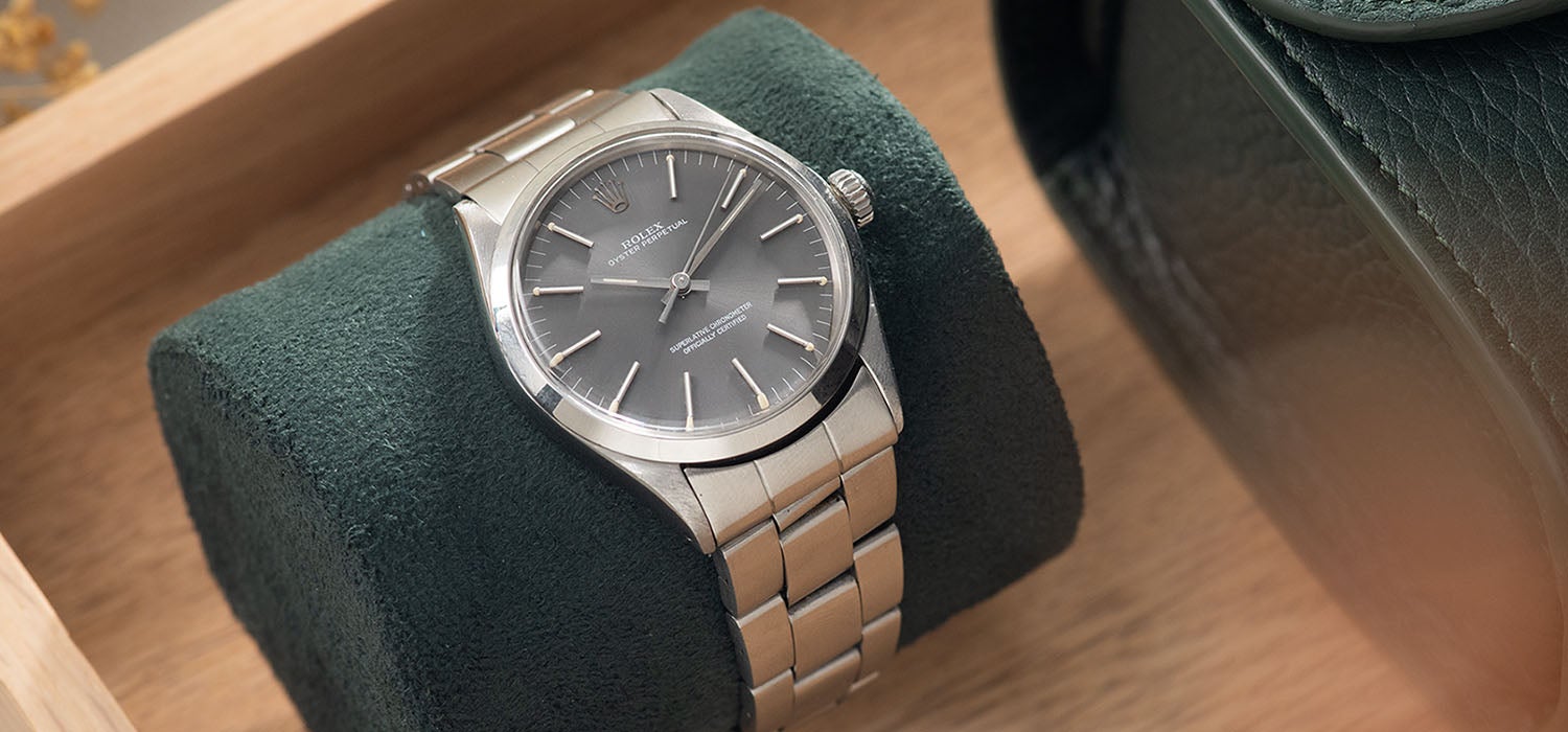 Rolex Oyster Perpetual Reference 1002 Grey Dial