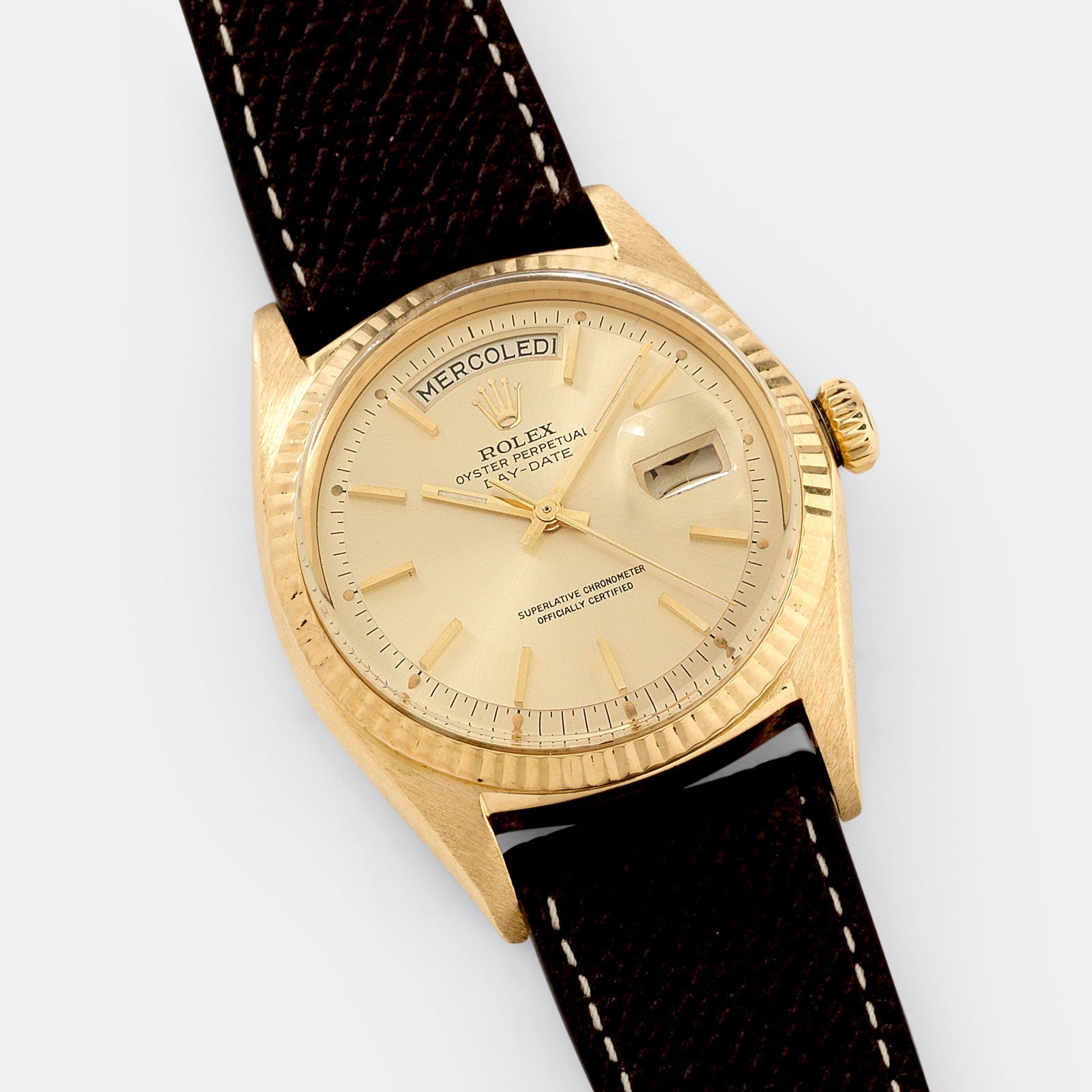 Rolex Day-Date Yellow Gold Reference 1803 Champagne Dial