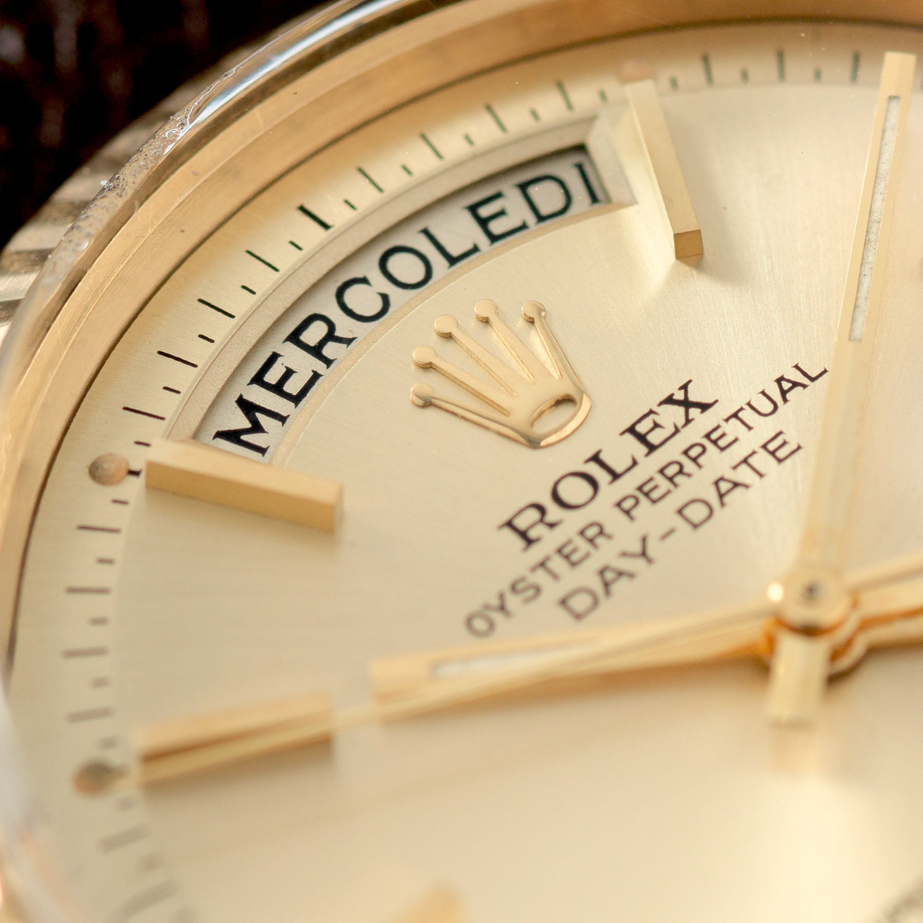 Rolex Day-Date Yellow Gold Reference 1803 Champagne Dial