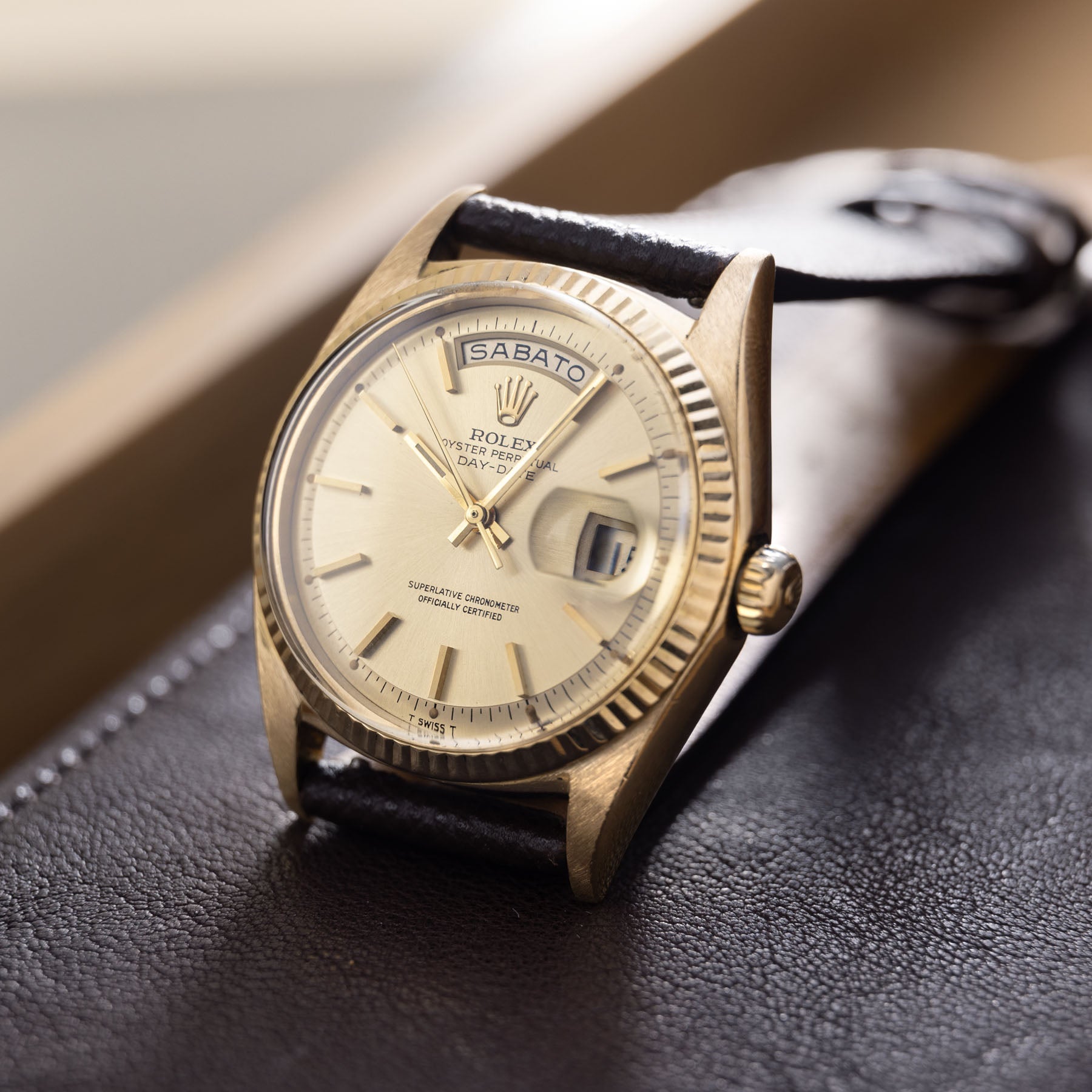 Rolex Day-Date Yellow Gold Reference 1803 Champagne Dial