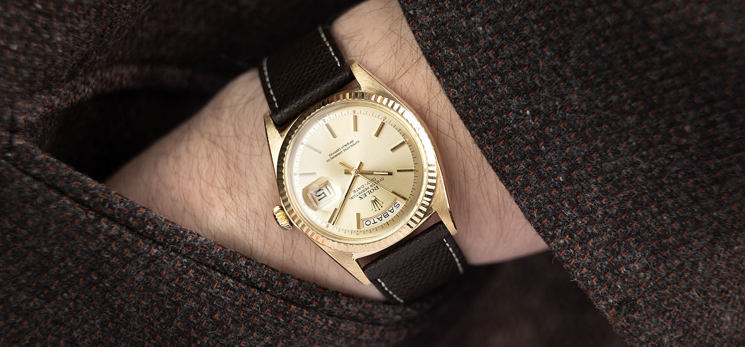 Rolex Day-Date Yellow Gold Reference 1803 Champagne Dial