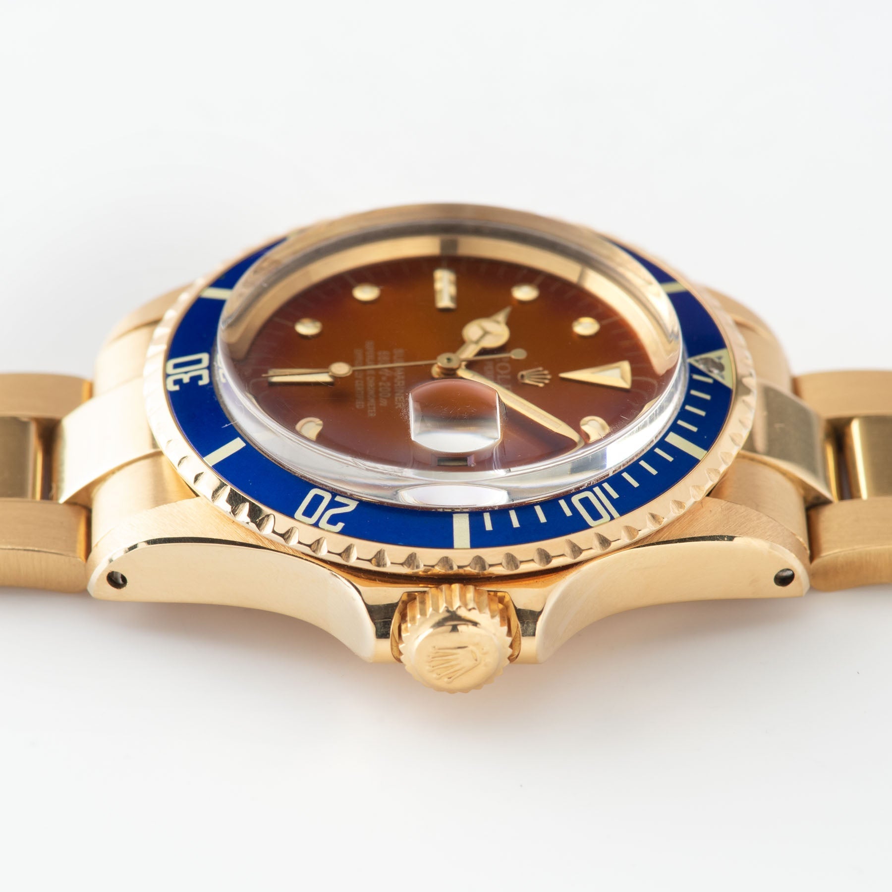 Rolex Submariner Date Yellow Gold 1680 / 8 Tropical Dial