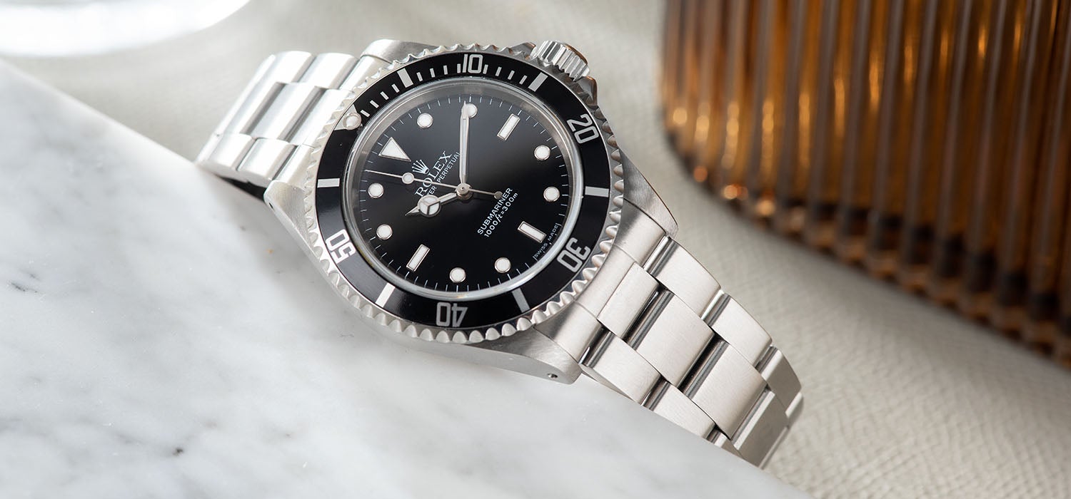 Rolex Submariner Two-Line Dial 14060M Box and Papers