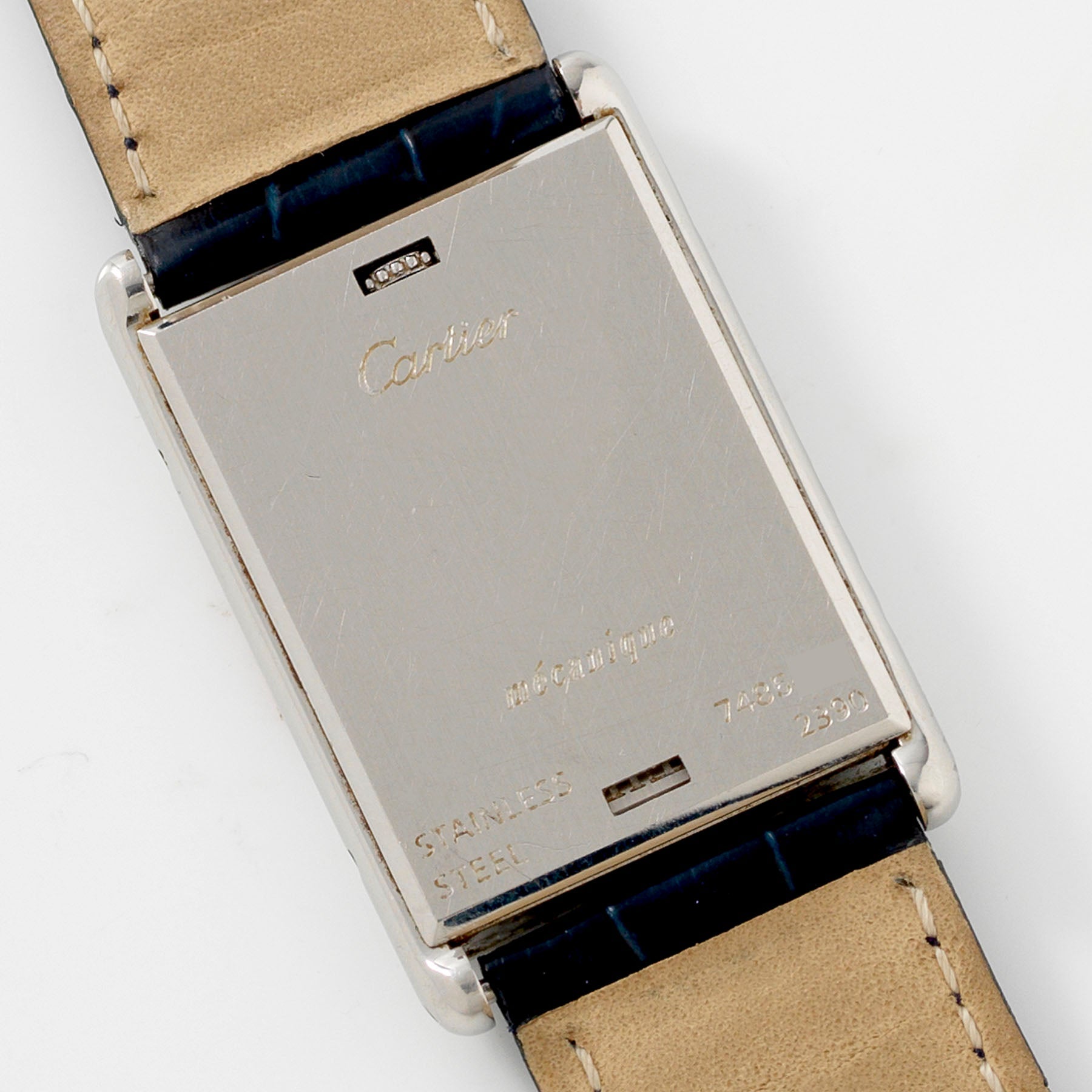 Cartier Tank Basculante Steel 2390