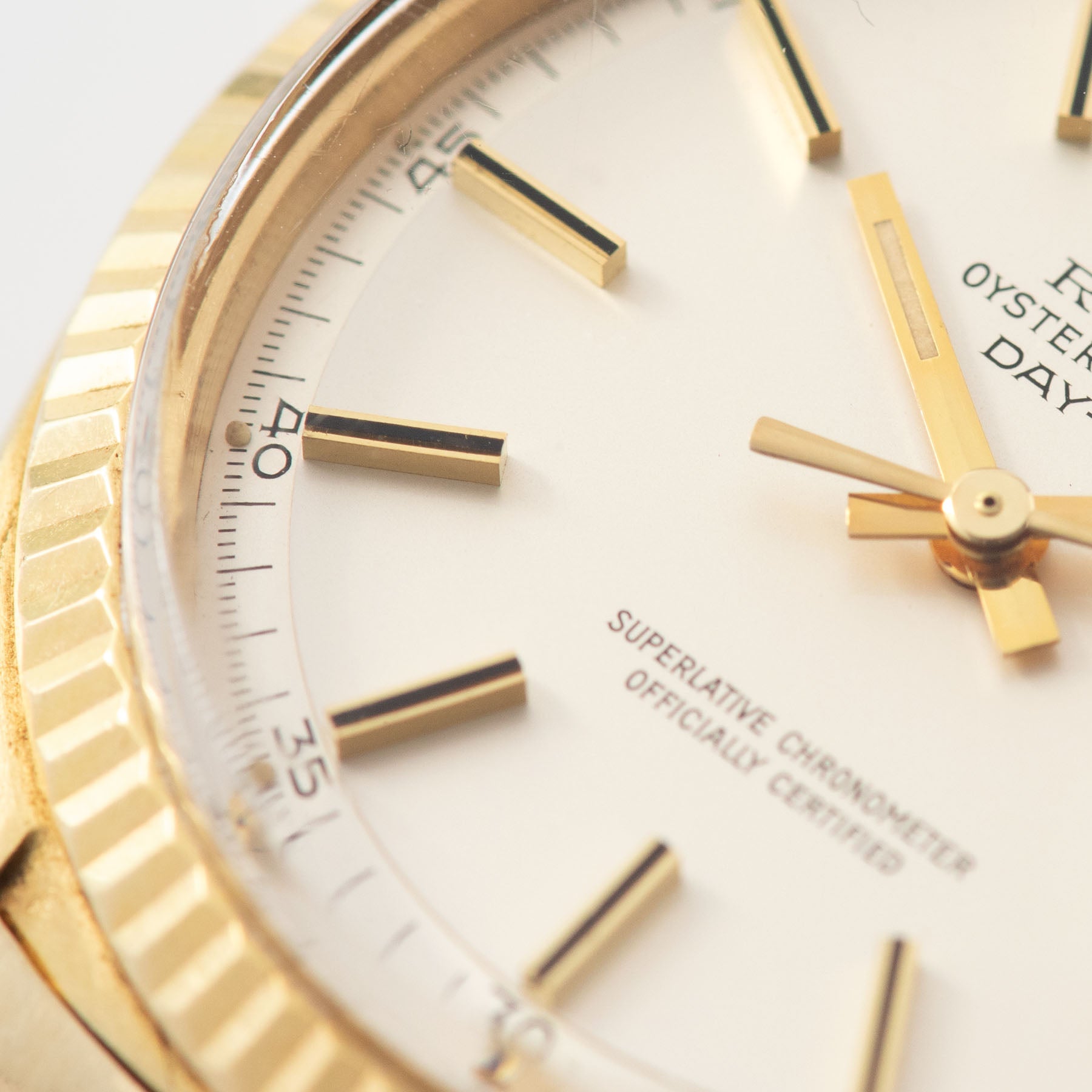 Rolex Day Date Yellow Gold 1803 Matte Silver Dial