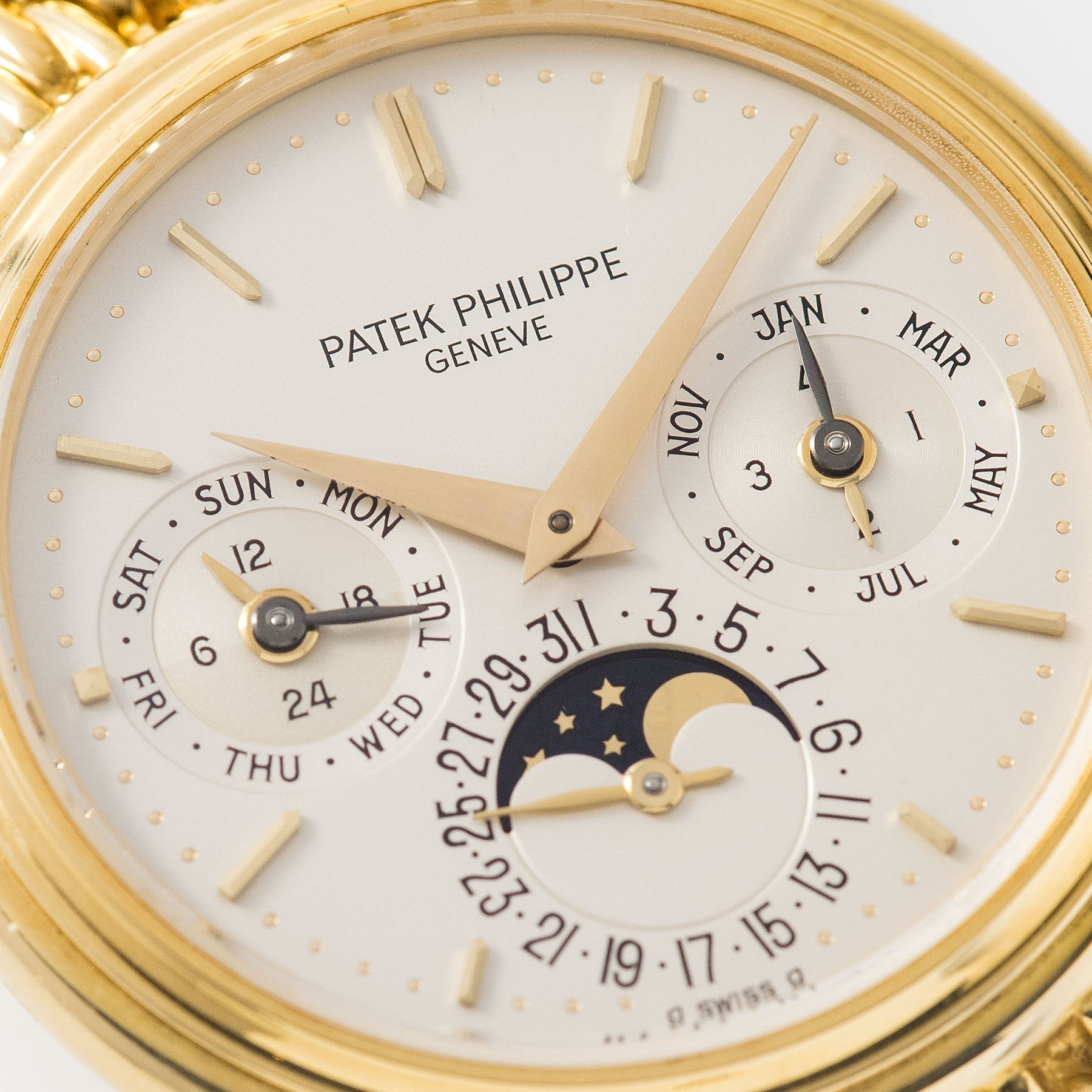 Patek Philippe Perpetual Calendar Yellow Gold Reference 3945/1