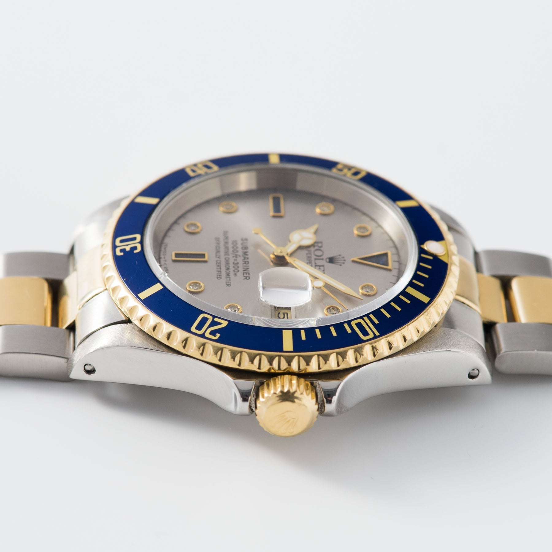 Rolex Submariner Date Serti Dial Two-Tone 16613