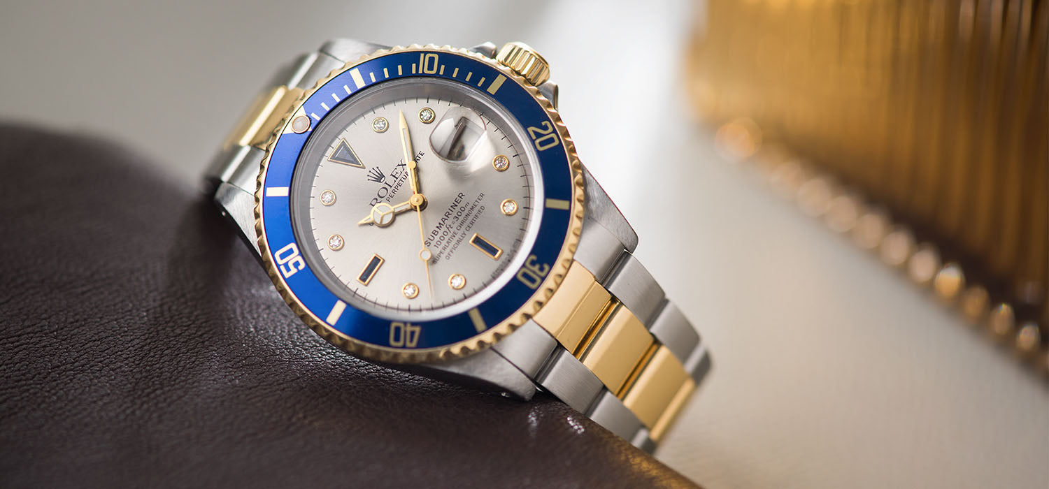 Rolex Submariner Date Serti Dial Two-Tone 16613