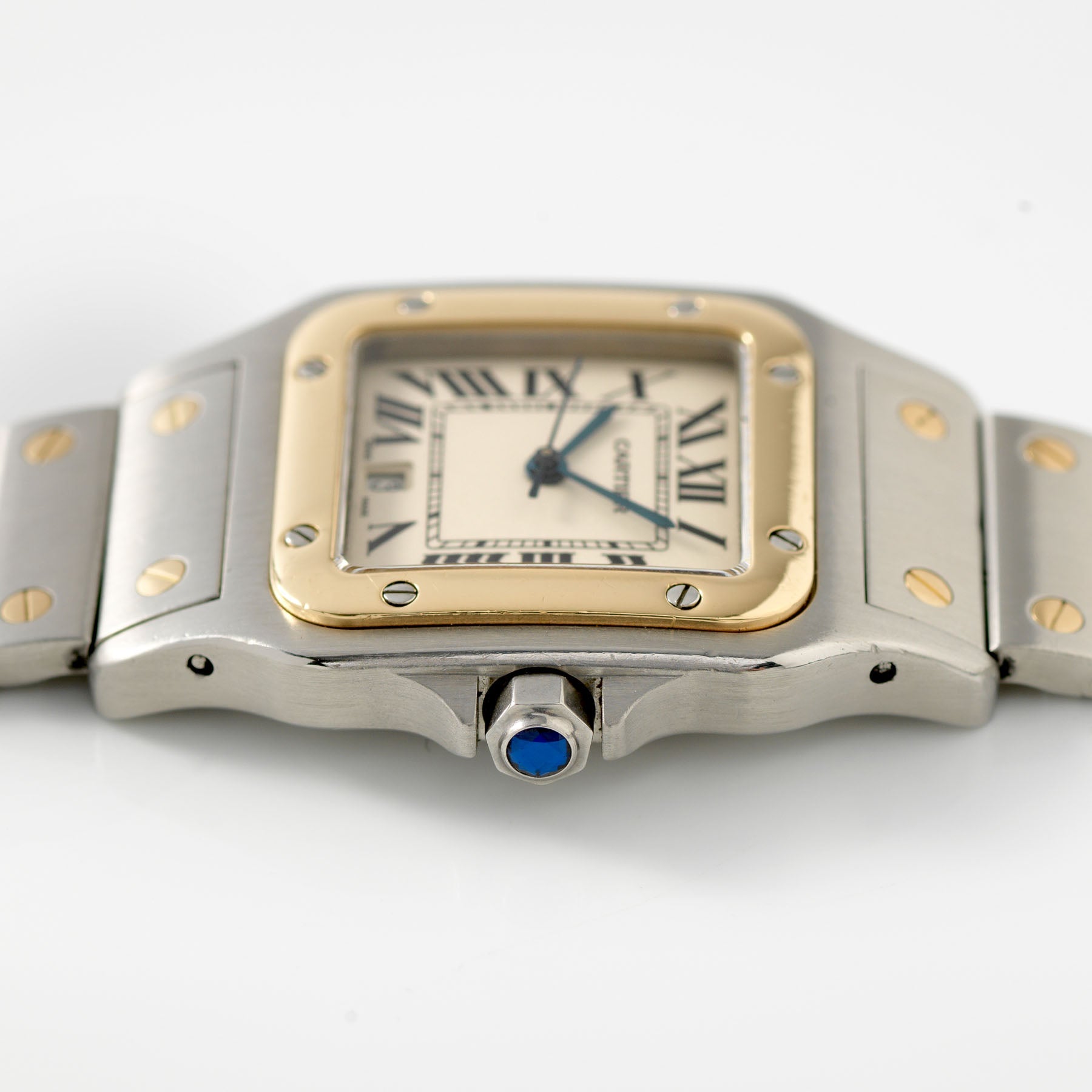 Cartier Santos Galbee Steel and Gold Reference 187901