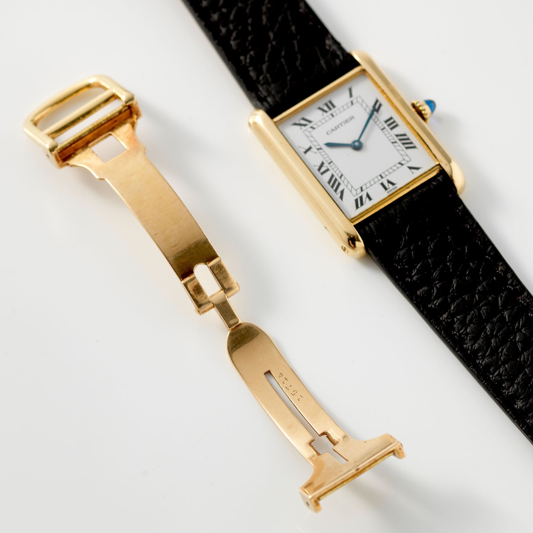 Cartier Tank Louis 78086 18kt Yellow Gold Mechanical Movement