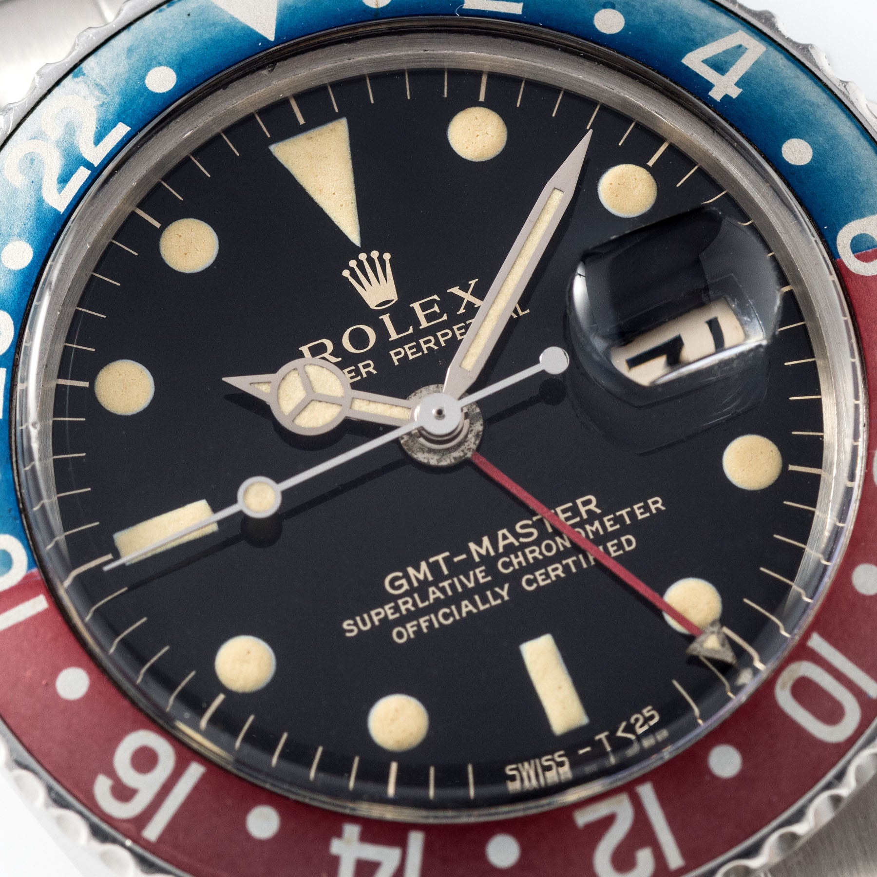 Rolex GMT Master 1675 PCG Gilt Dial Faded Bezel